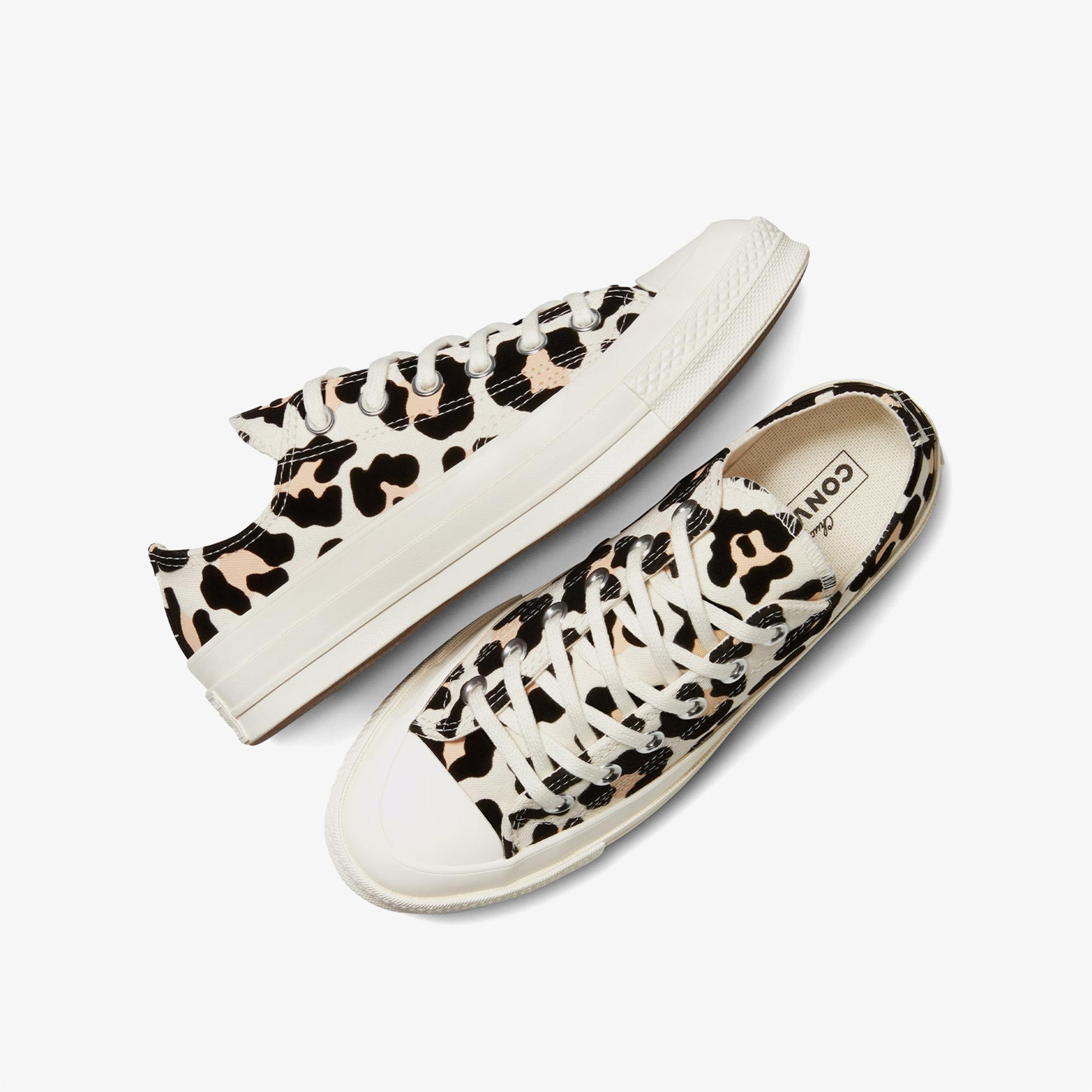 Converse Chuck 70 Leopard Unisex Krem Sneaker