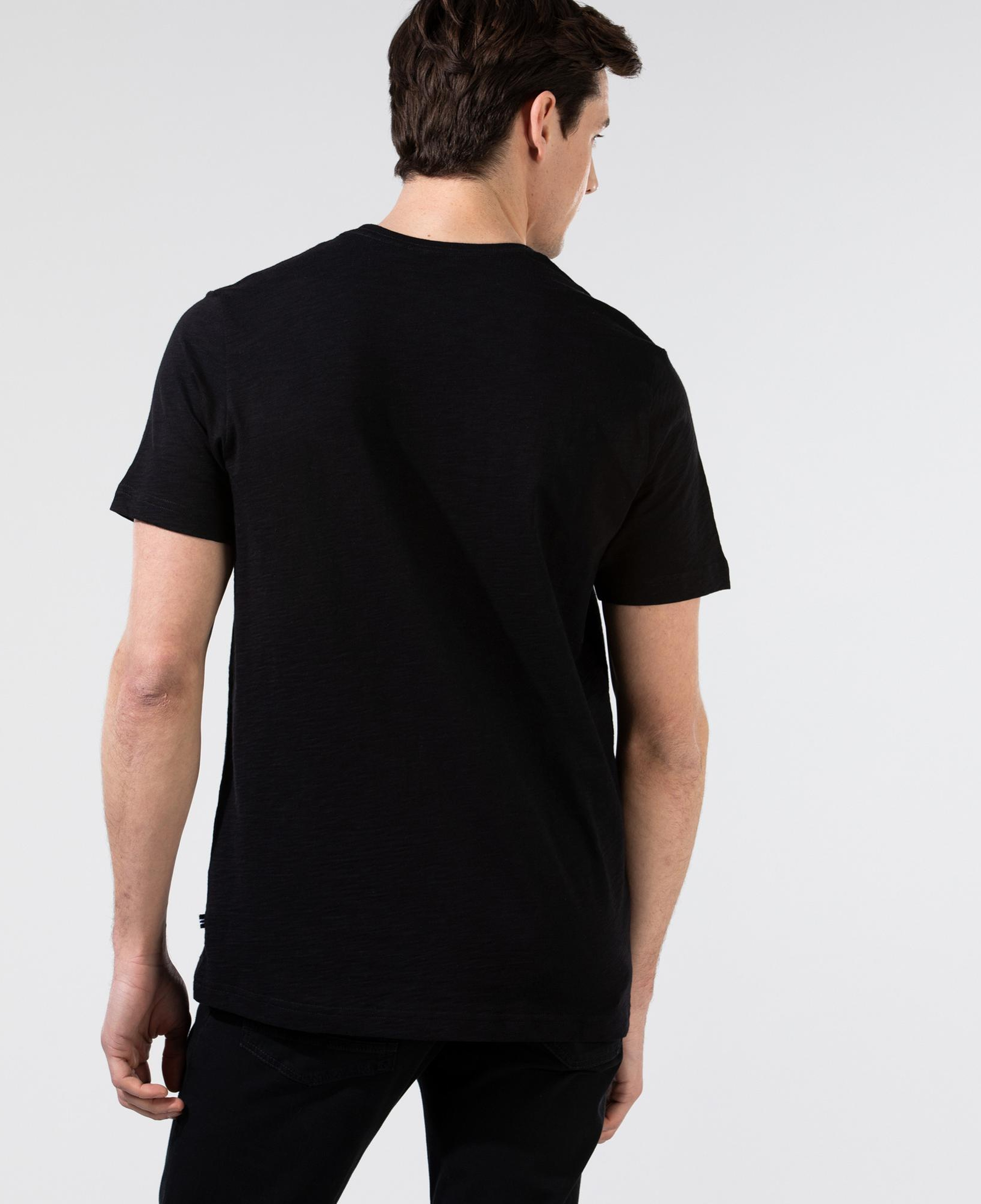 Nautica Erkek Siyah Standart Fit T-Shirt