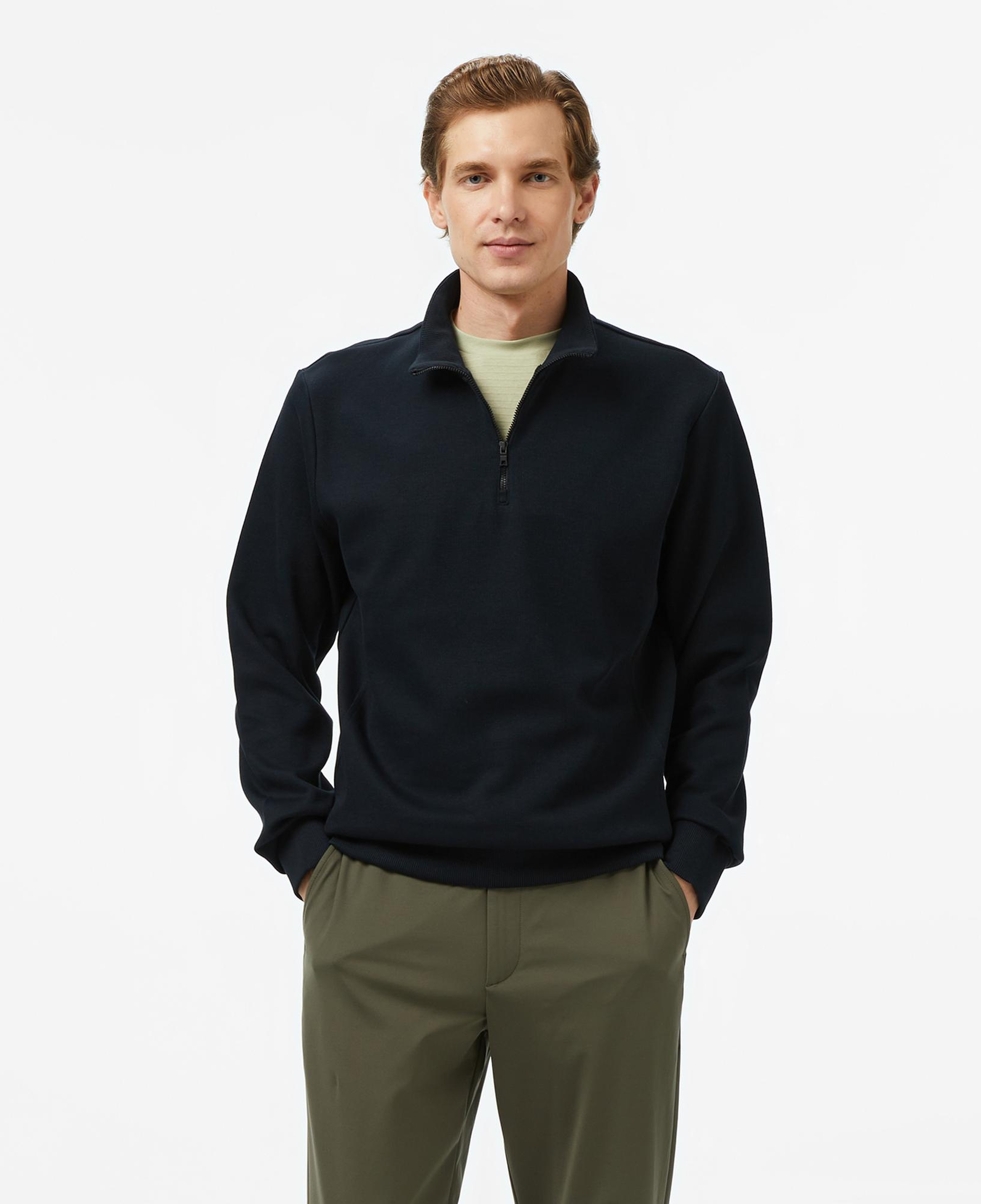 Nautica Erkek Siyah Classic Fit Sweatshirt
