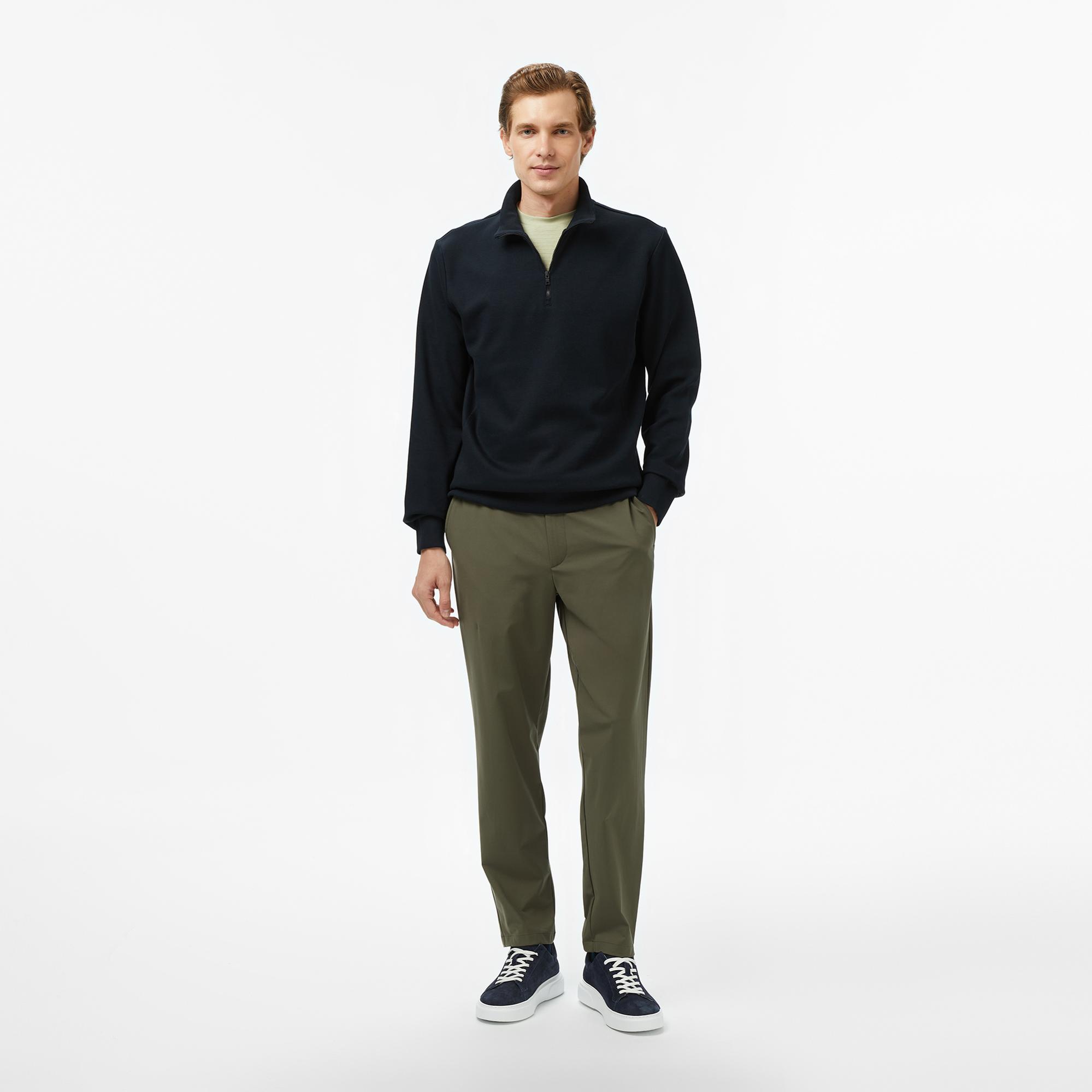 Nautica Erkek Siyah Classic Fit Sweatshirt