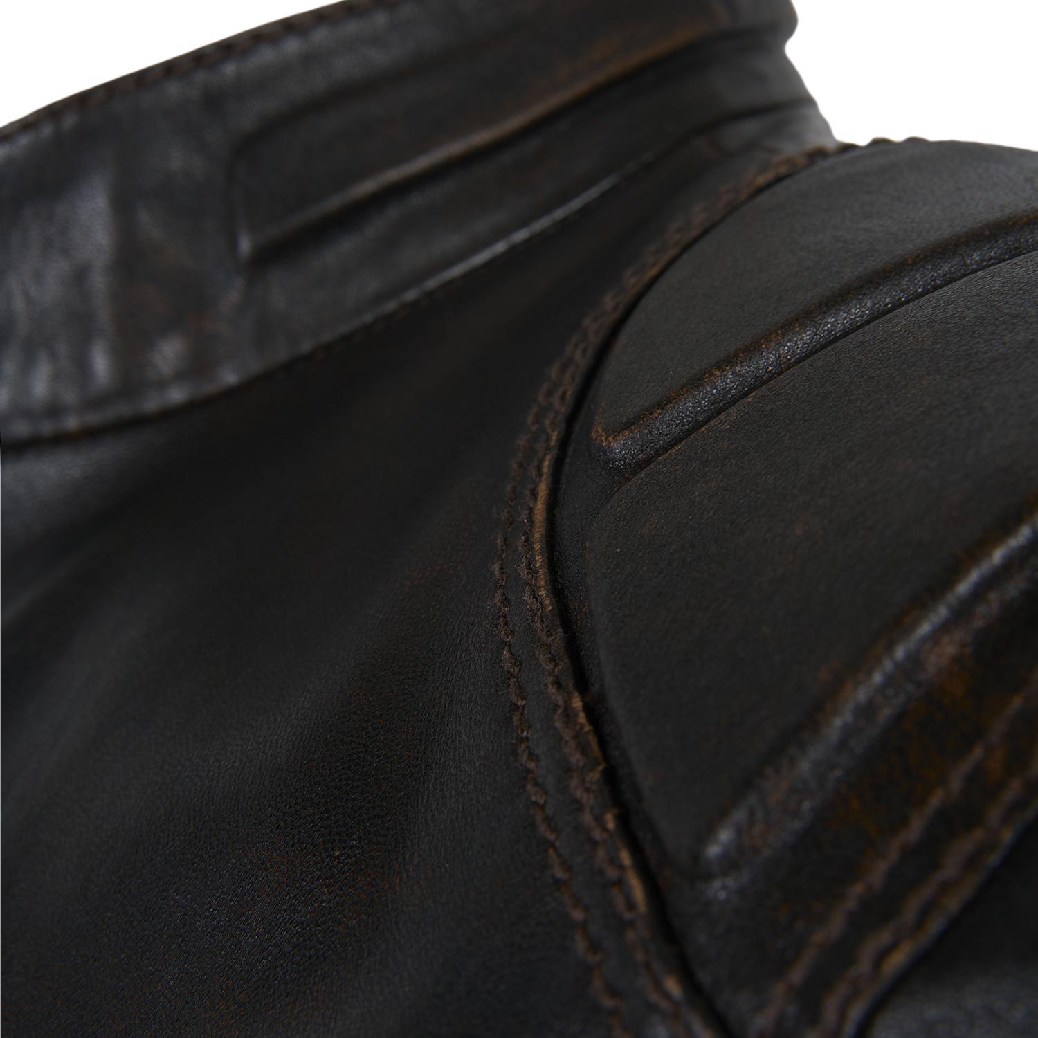 Edessa Gri Erkek Deri Mont