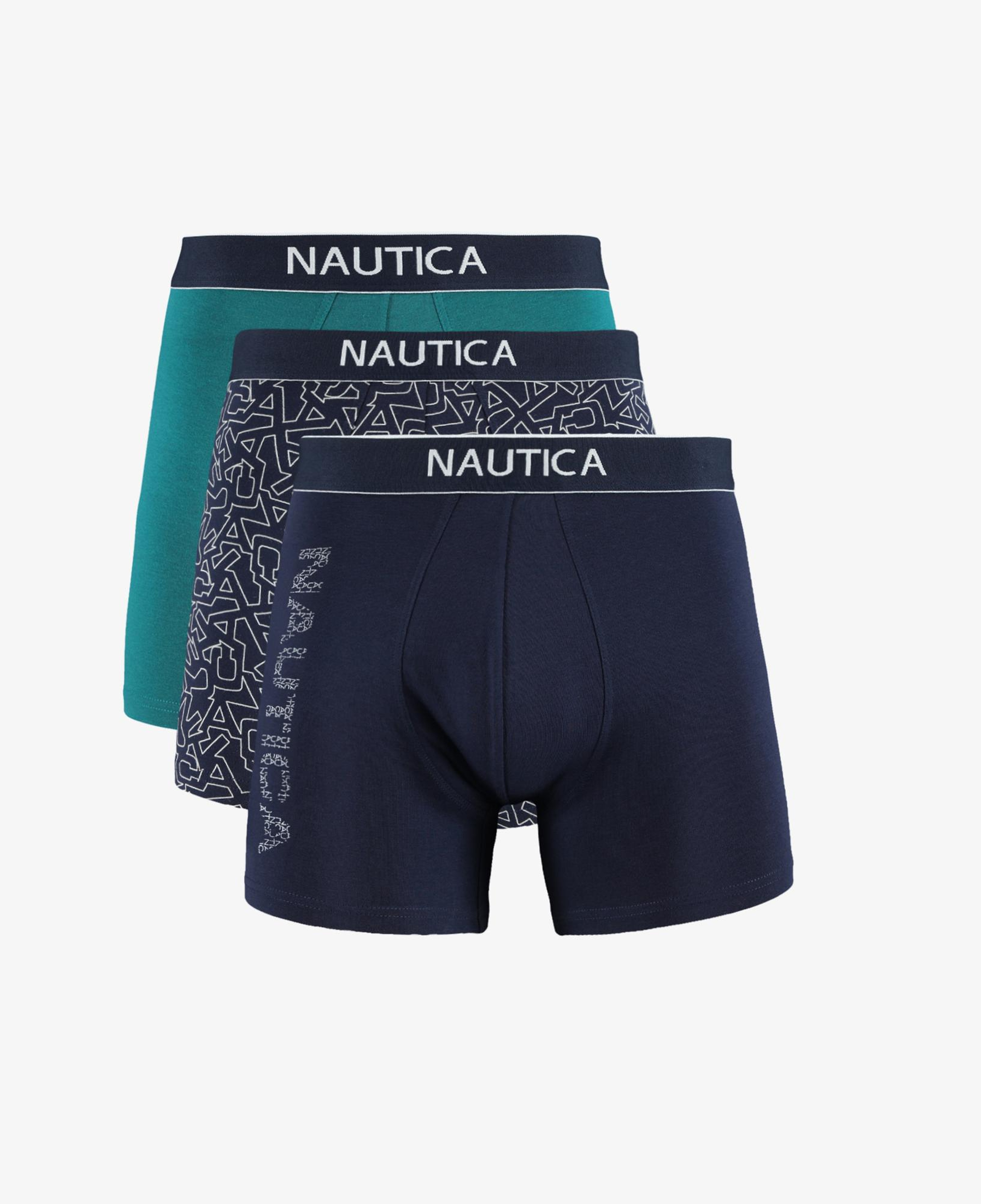 Nautica Erkek Lacivert Standart Fit 3'lü Boxer