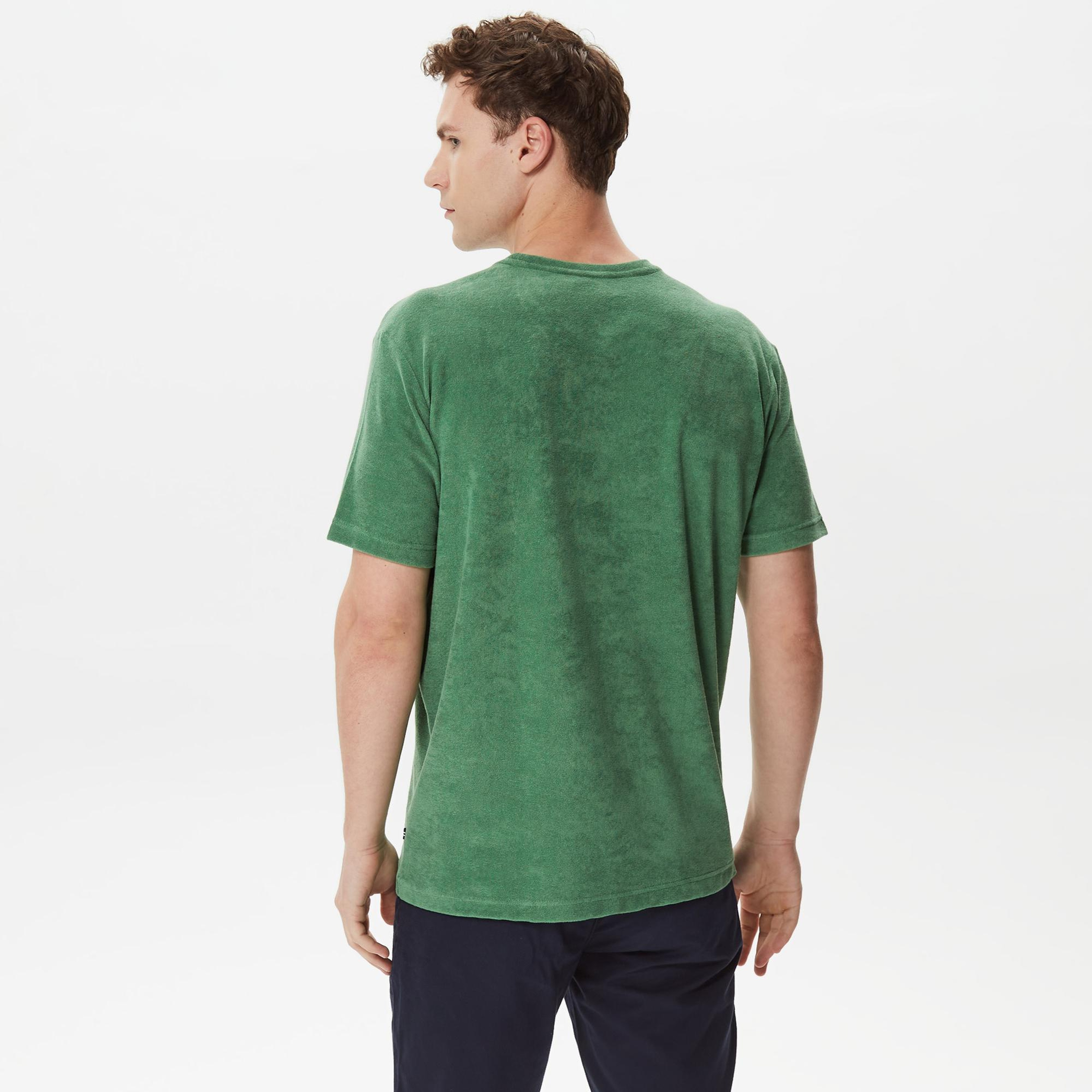 Nautica Erkek Yeşil Standart Fit T-Shirt
