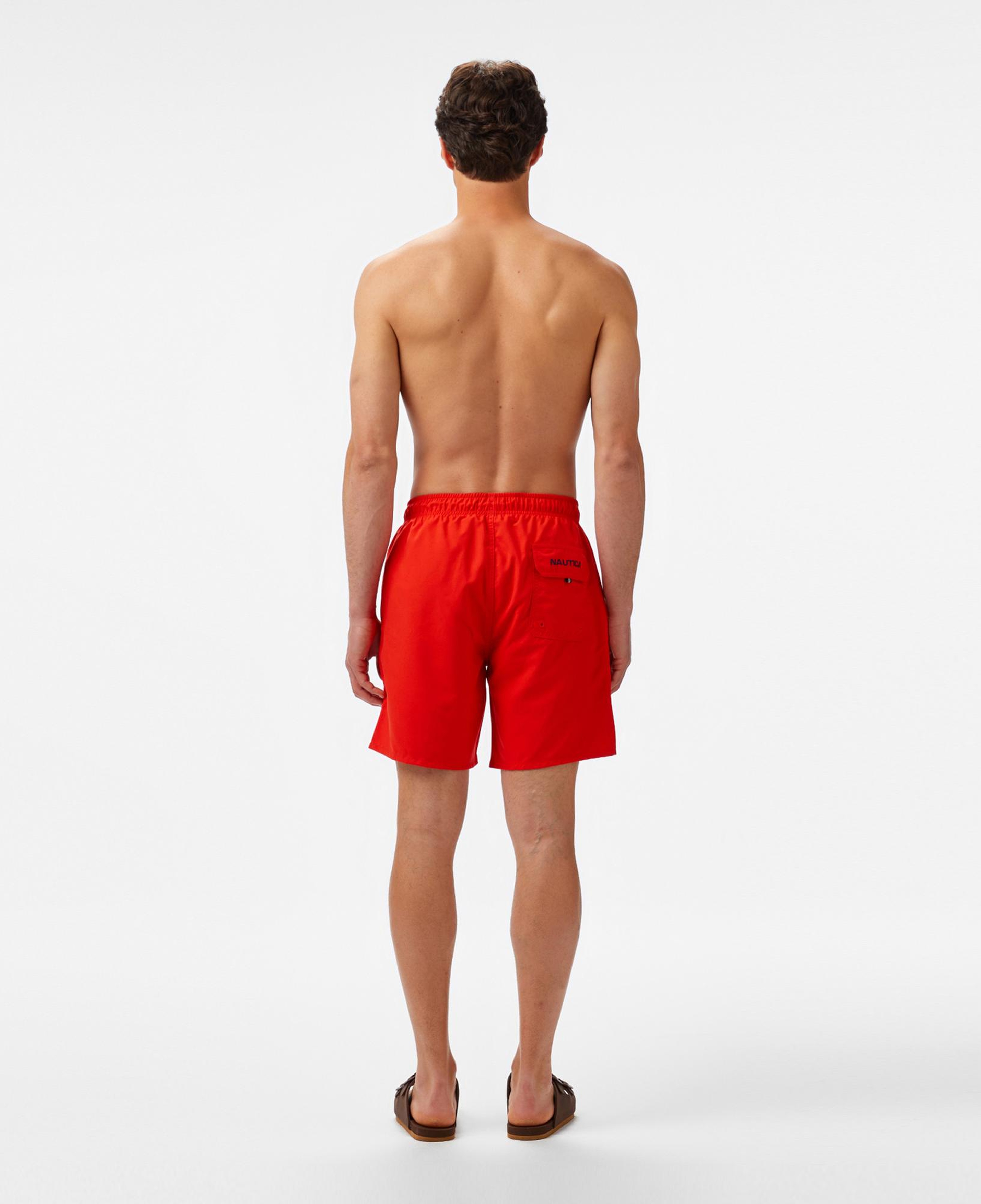 Nautica Erkek Kırmızı Regular Fit Deniz Şortu