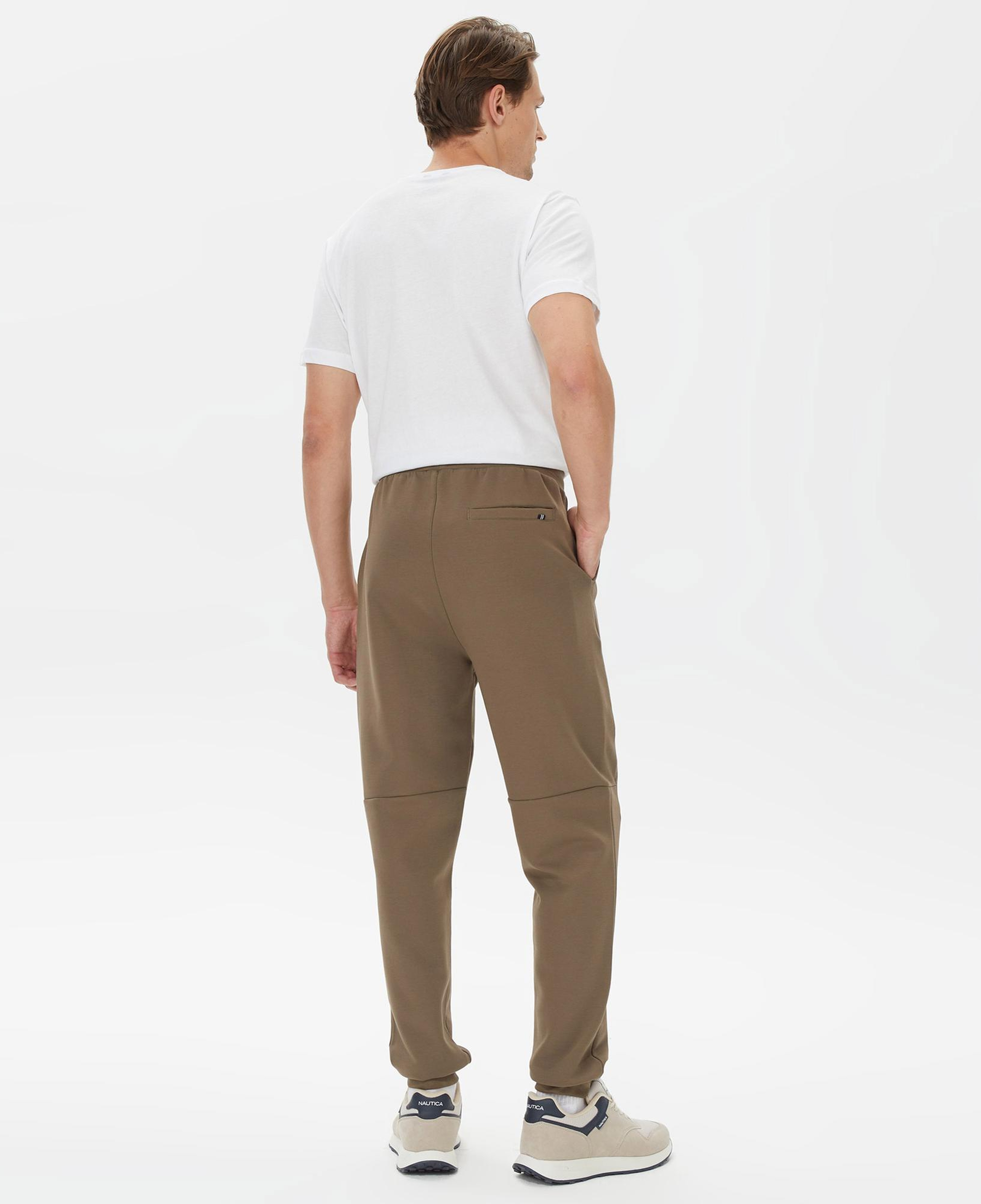 Nautica Erkek Kahverengi Standart Fit Eşofman Altı