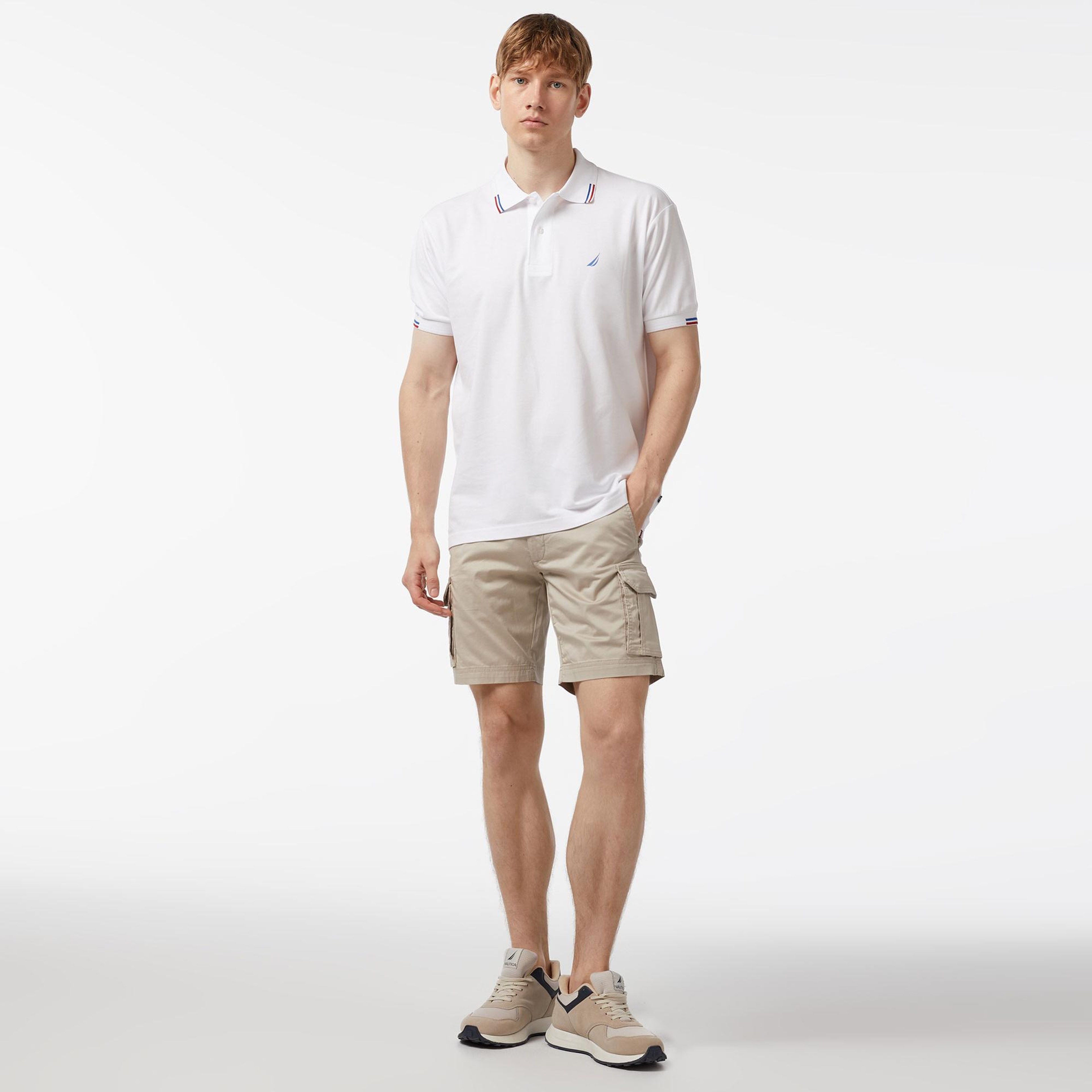 Nautica Erkek Bej Regular Fit Şort