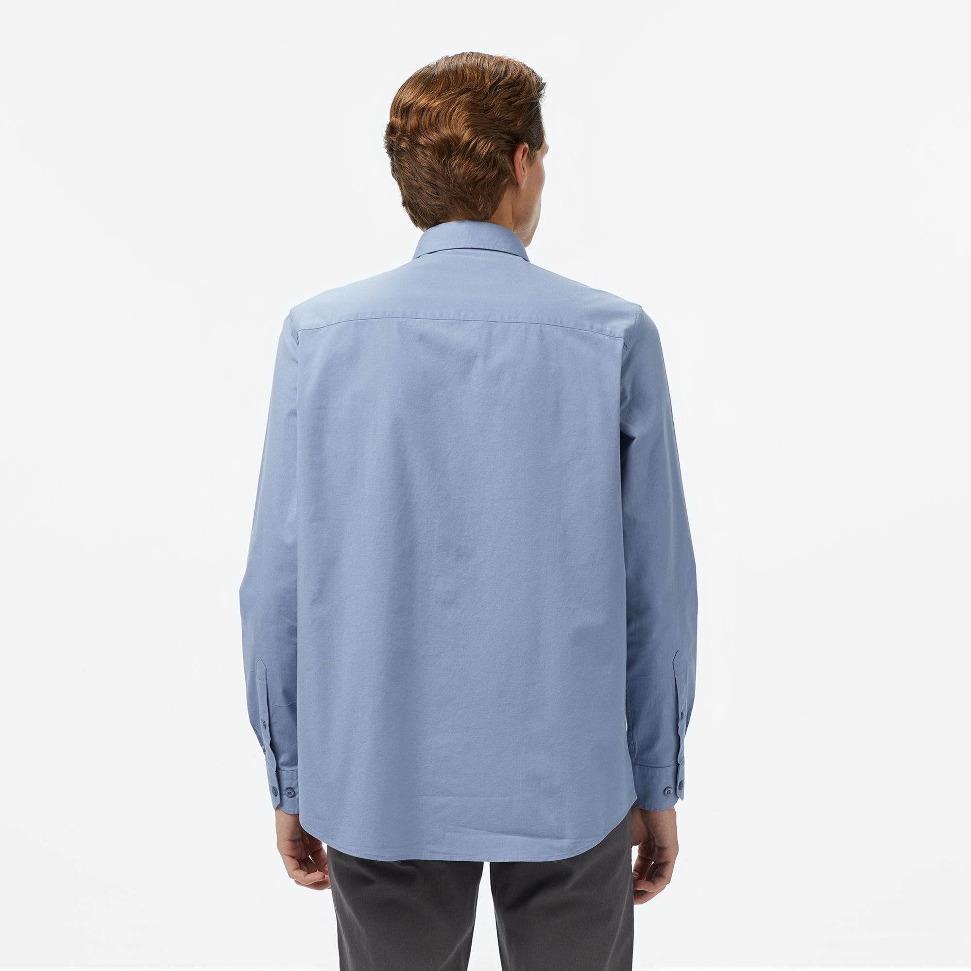 Nautica Erkek Mavi Classic Fit Gömlek