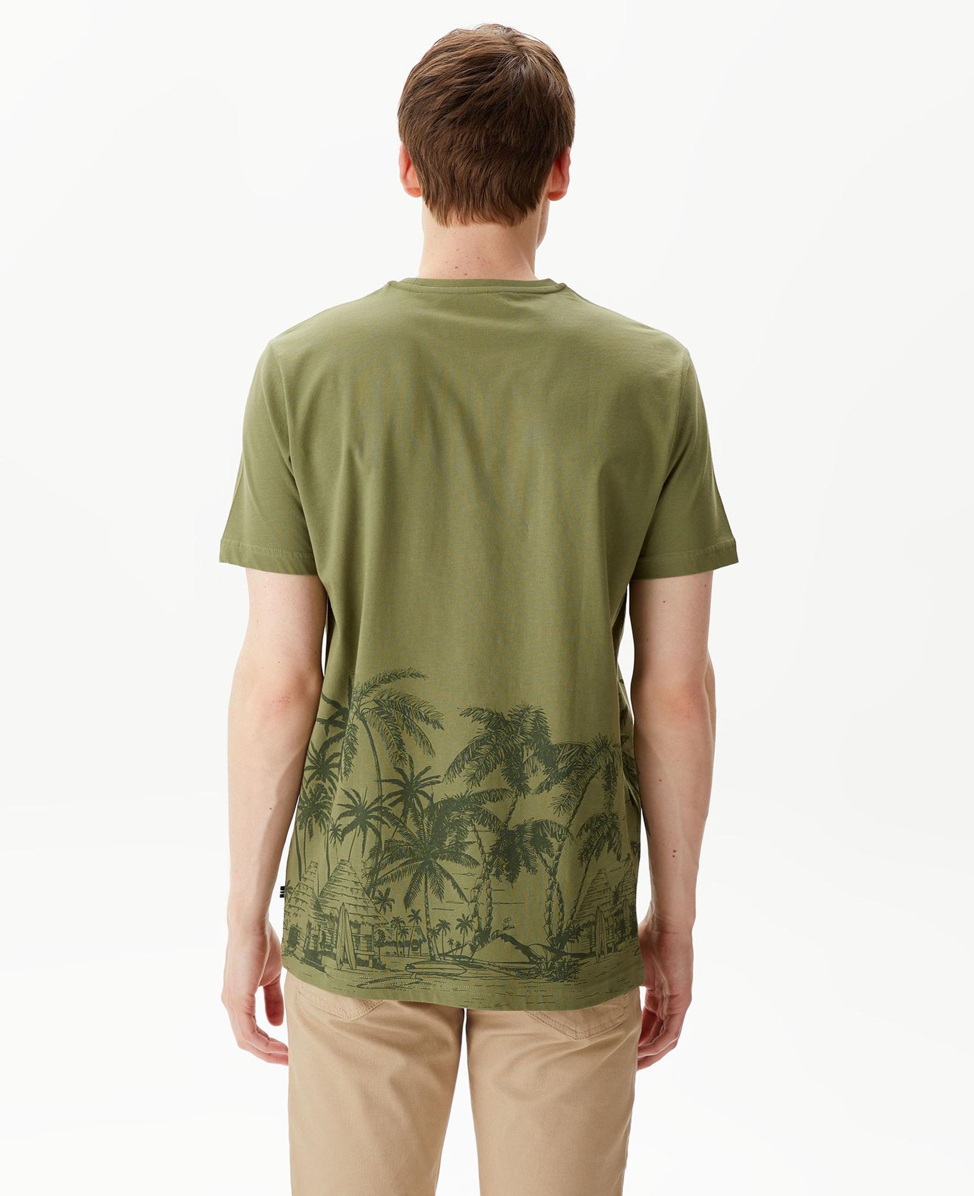 Nautica Erkek Yeşil Standart Fit T-Shirt