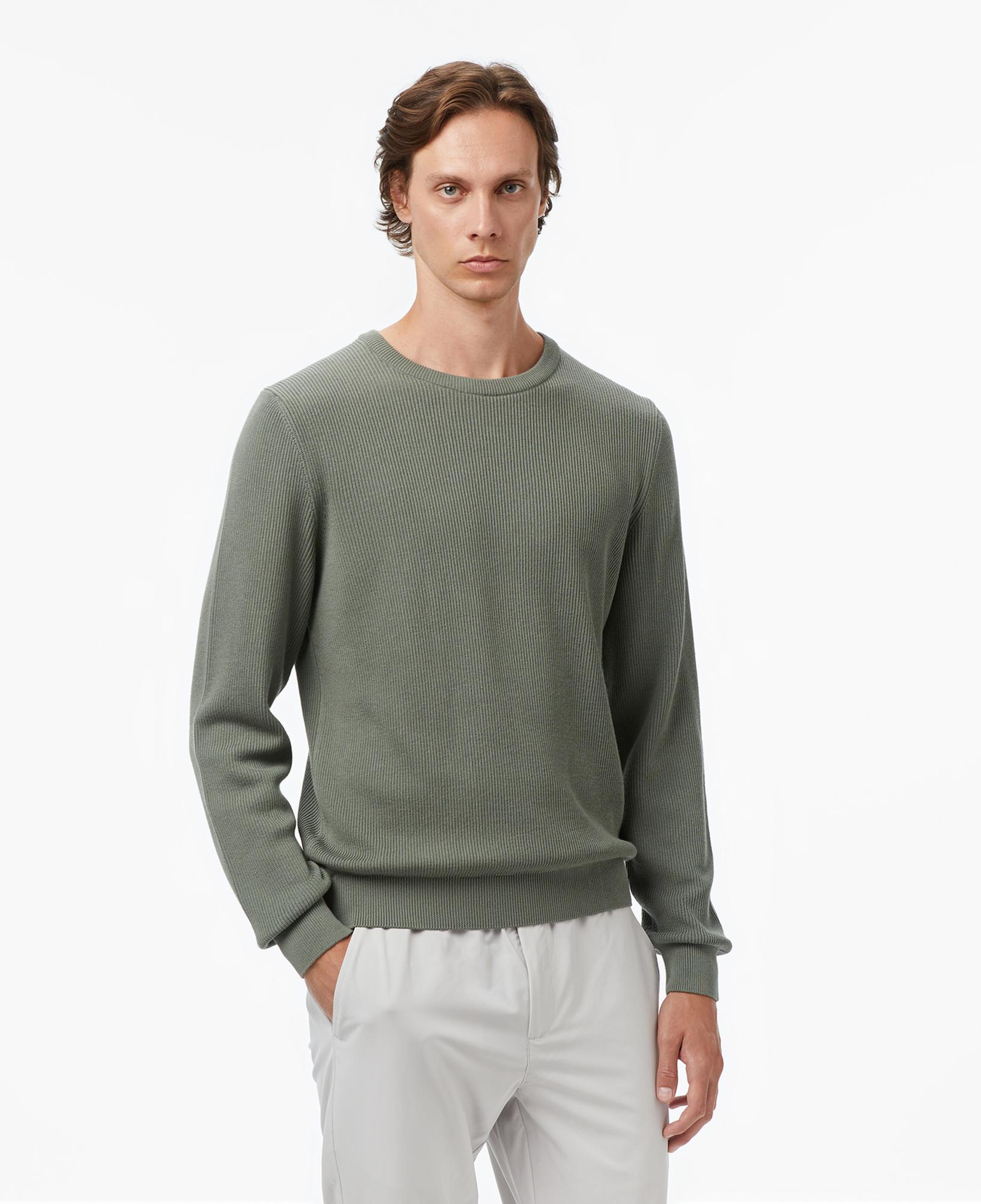 Nautica Erkek Yeşil Classic Fit Kazak