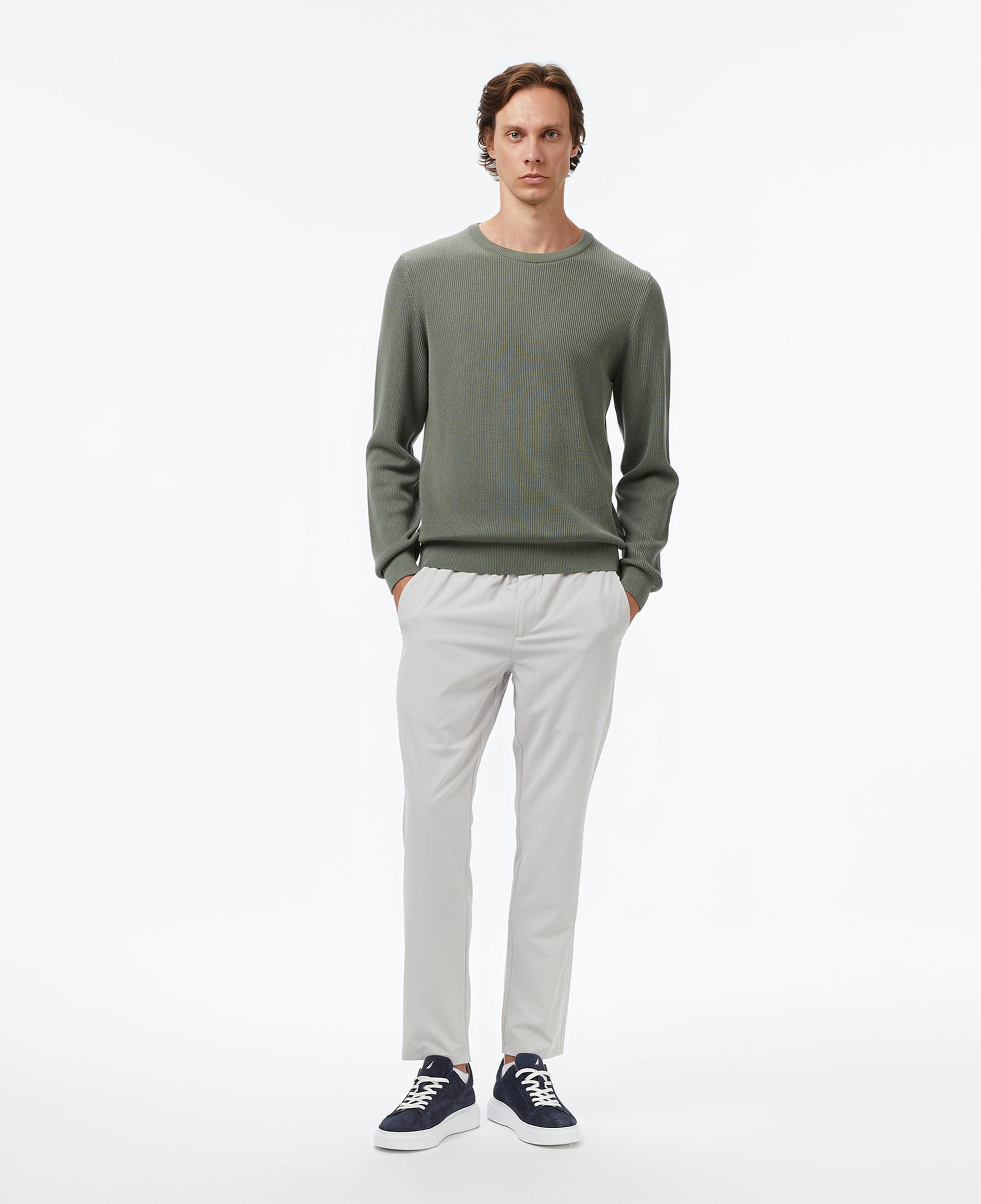 Nautica Erkek Yeşil Classic Fit Kazak