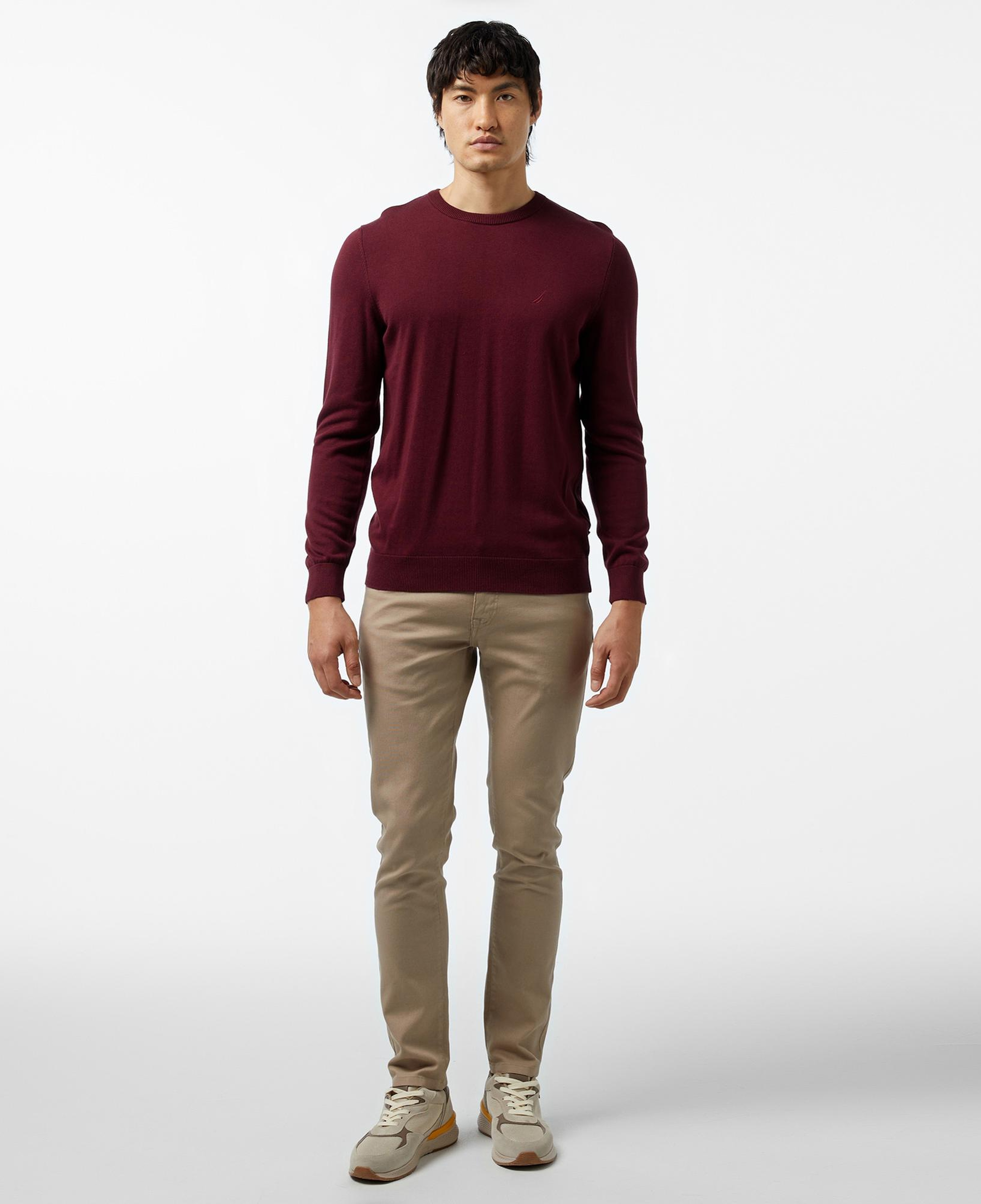 Nautica Erkek Bordo Regular Fit Kazak
