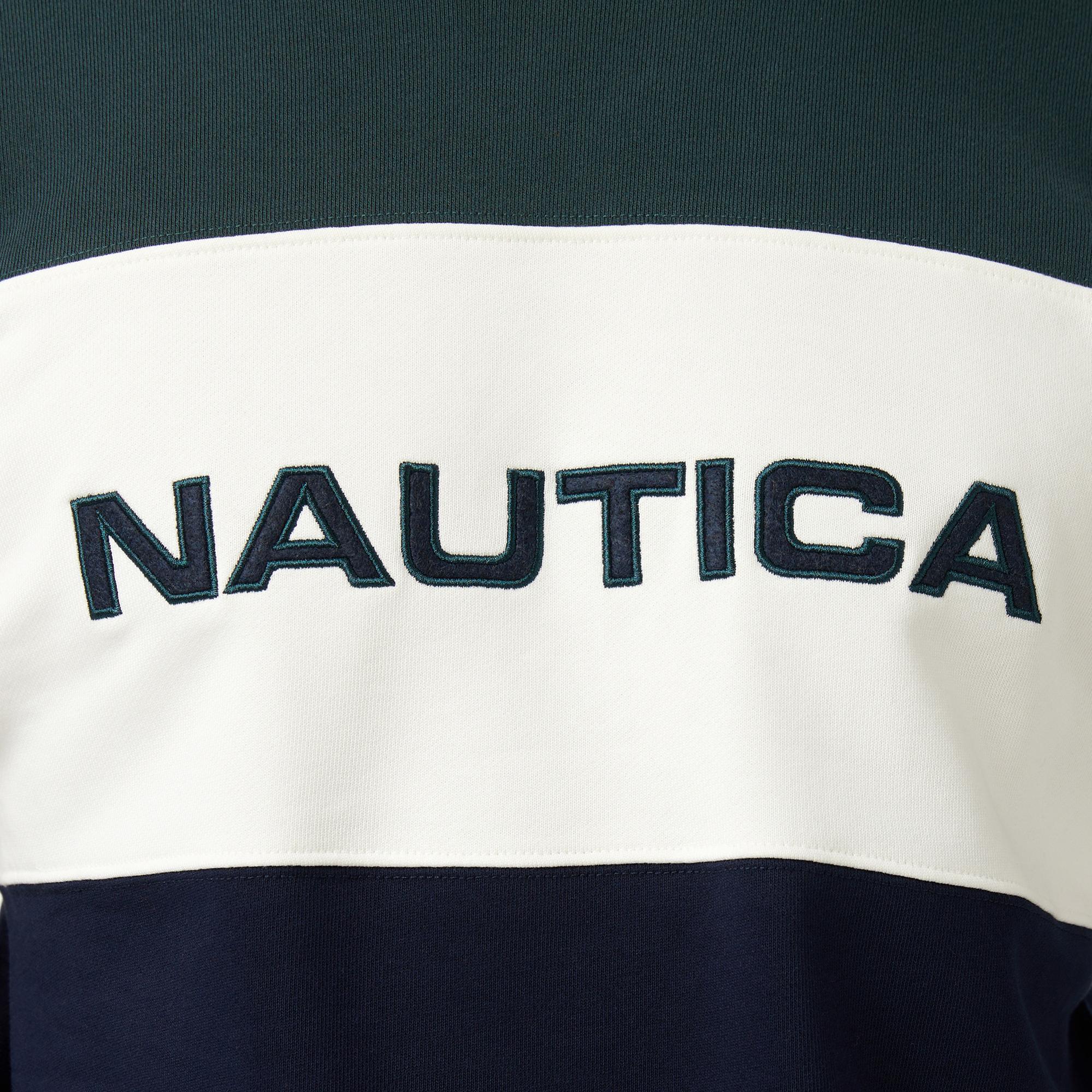Nautica Erkek Yeşil Classic Fit Sweatshirt