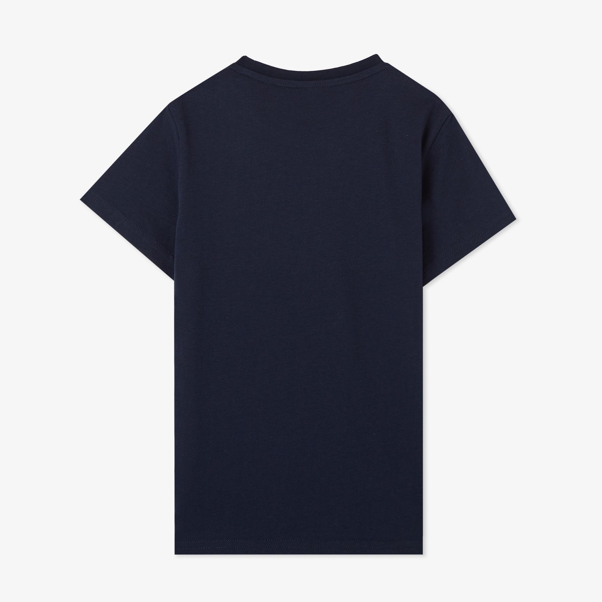 Nautica Erkek Çocuk Lacivert Regular Fit Baskılı T-Shirt