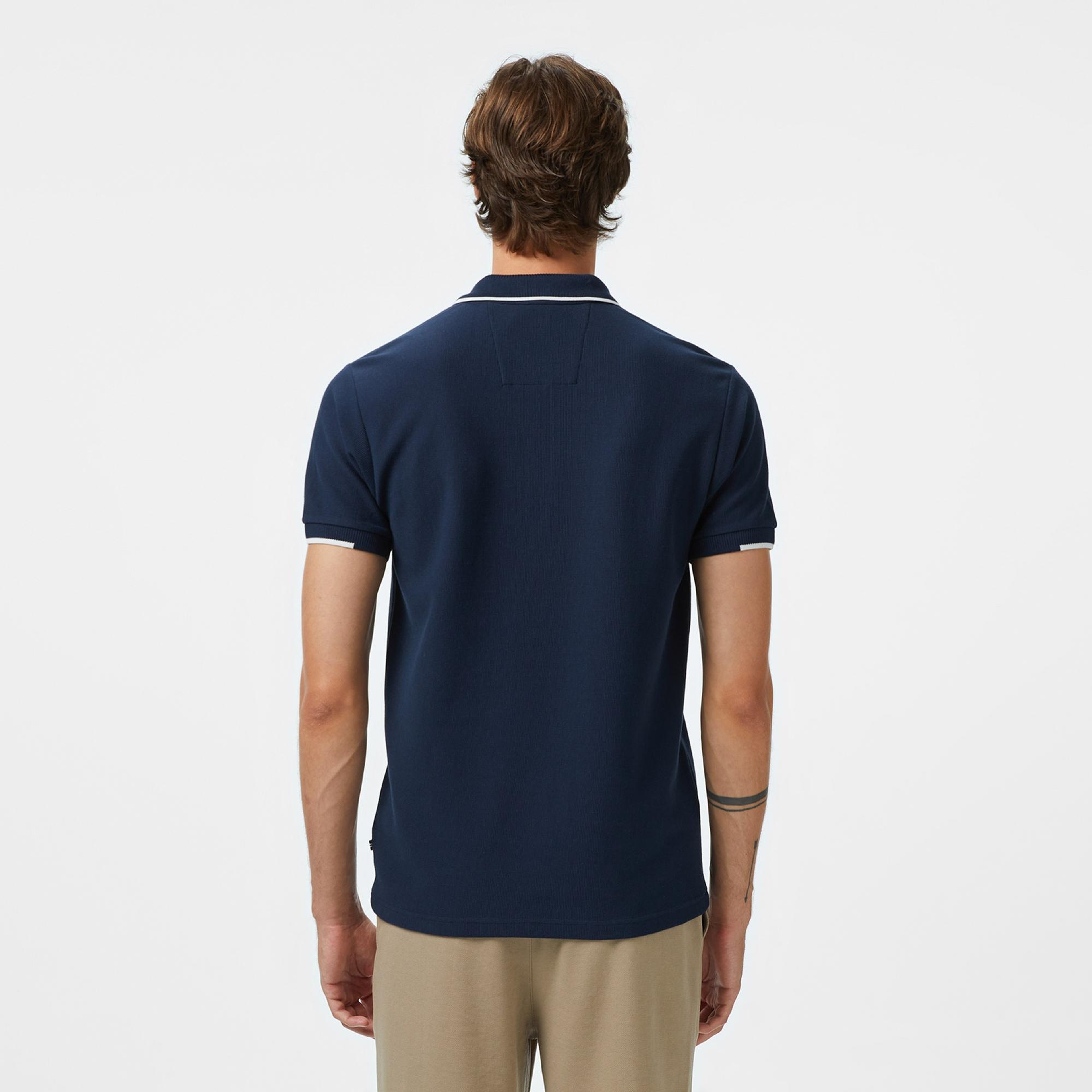Nautica Erkek Lacivert Classic Fit Polo Yaka T-Shirt