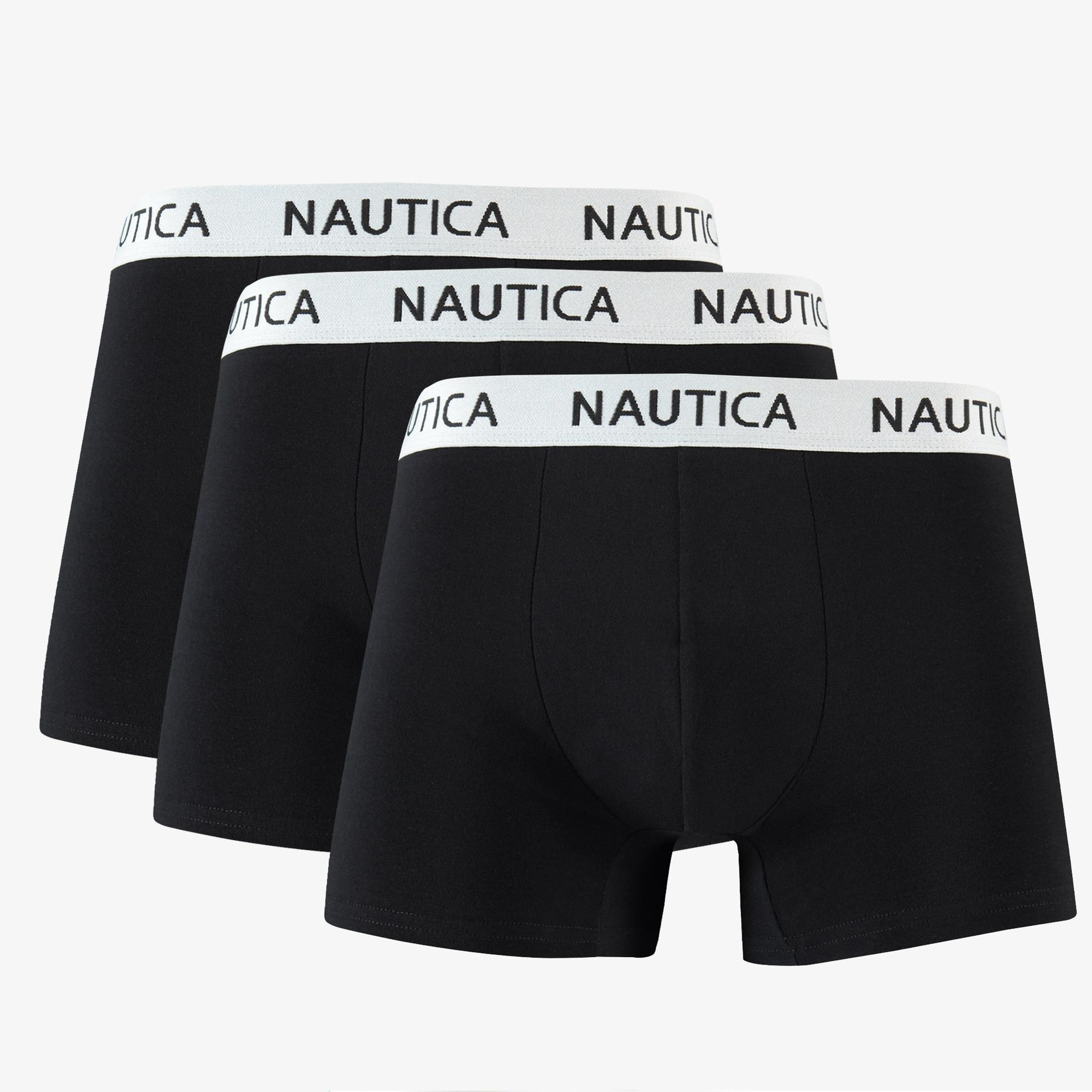 Nautica Erkek Siyah 3'lü Standart Fit Boxer