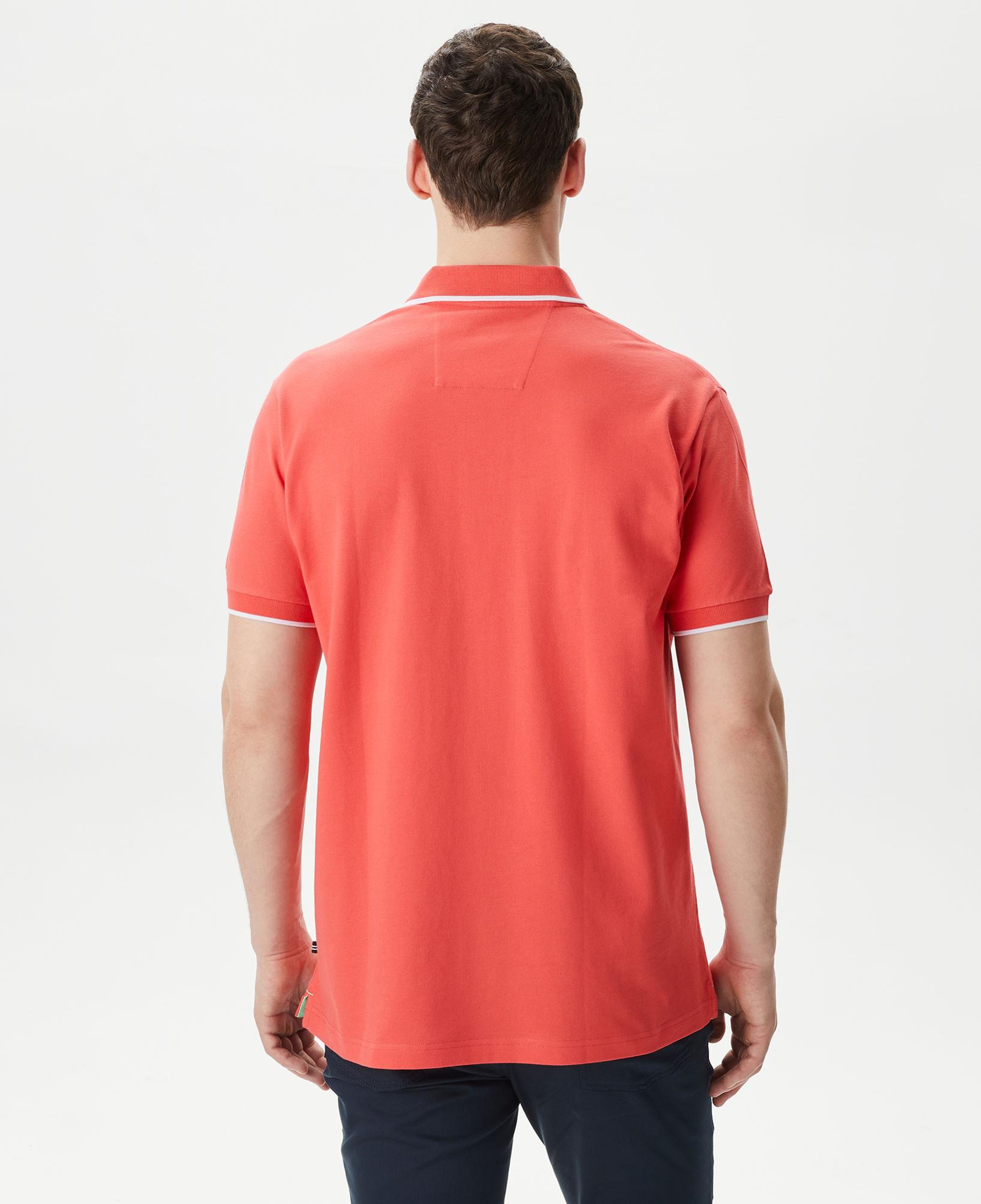 Nautica Erkek Kırmızı Classic Fit Polo Yaka T-Shirt