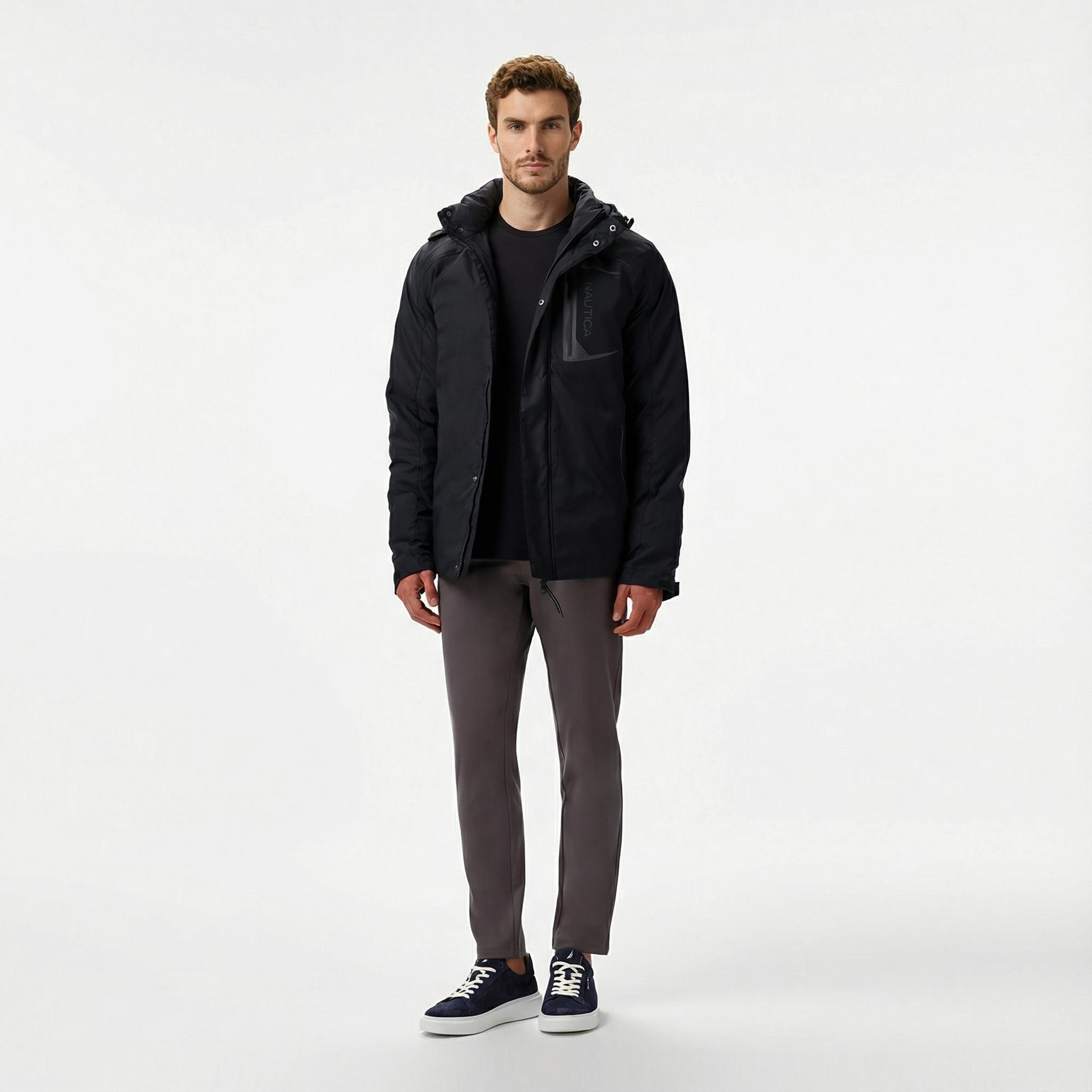 Nautica Erkek Siyah Mont