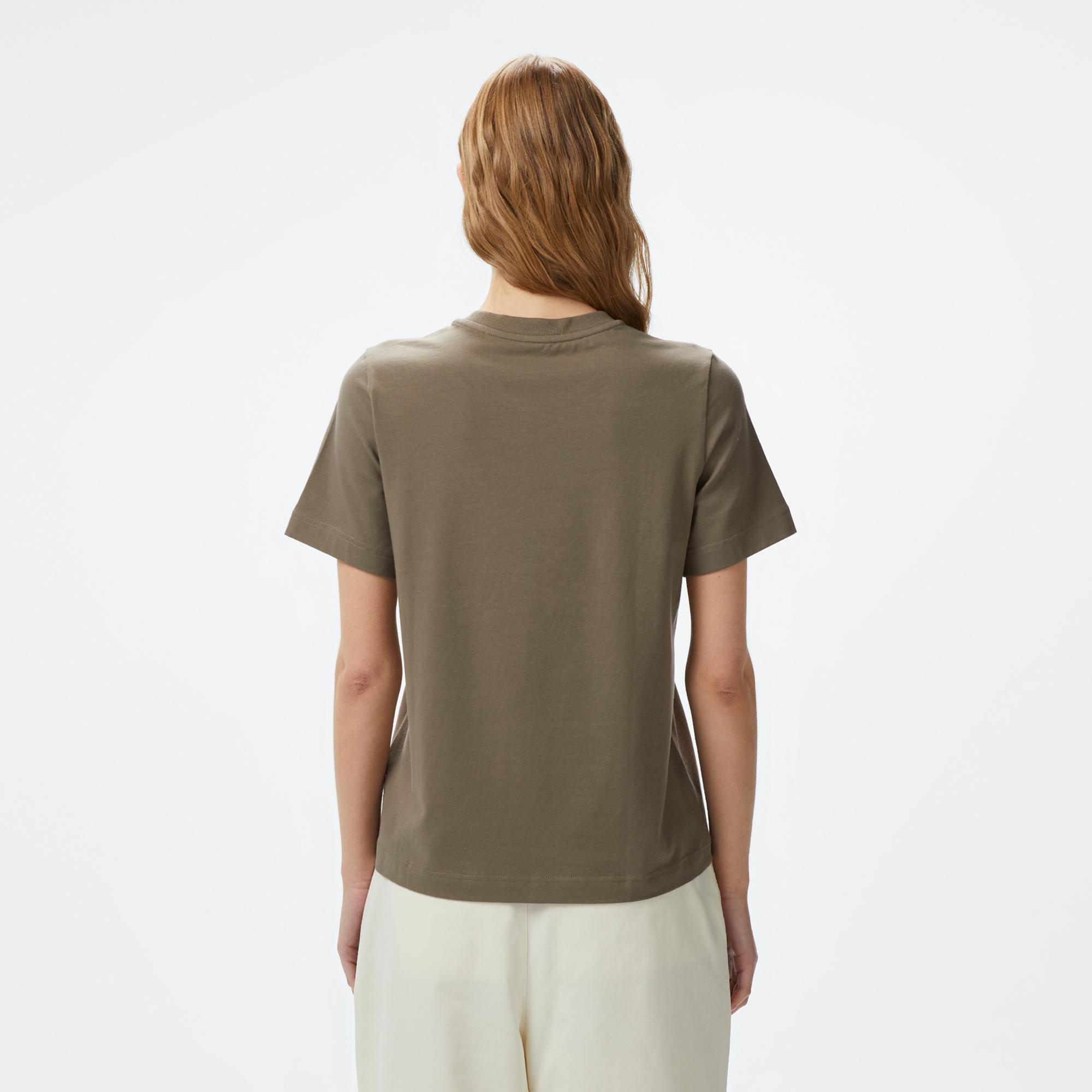 Nautica Kadın Yeşil Regular Fit Kısa Kollu T-Shirt