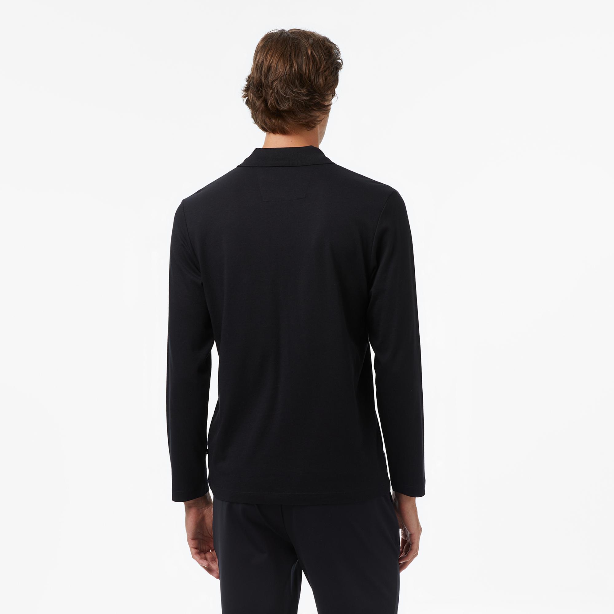 Nautica Erkek Siyah Classic Fit Polo Yaka T-Shirt