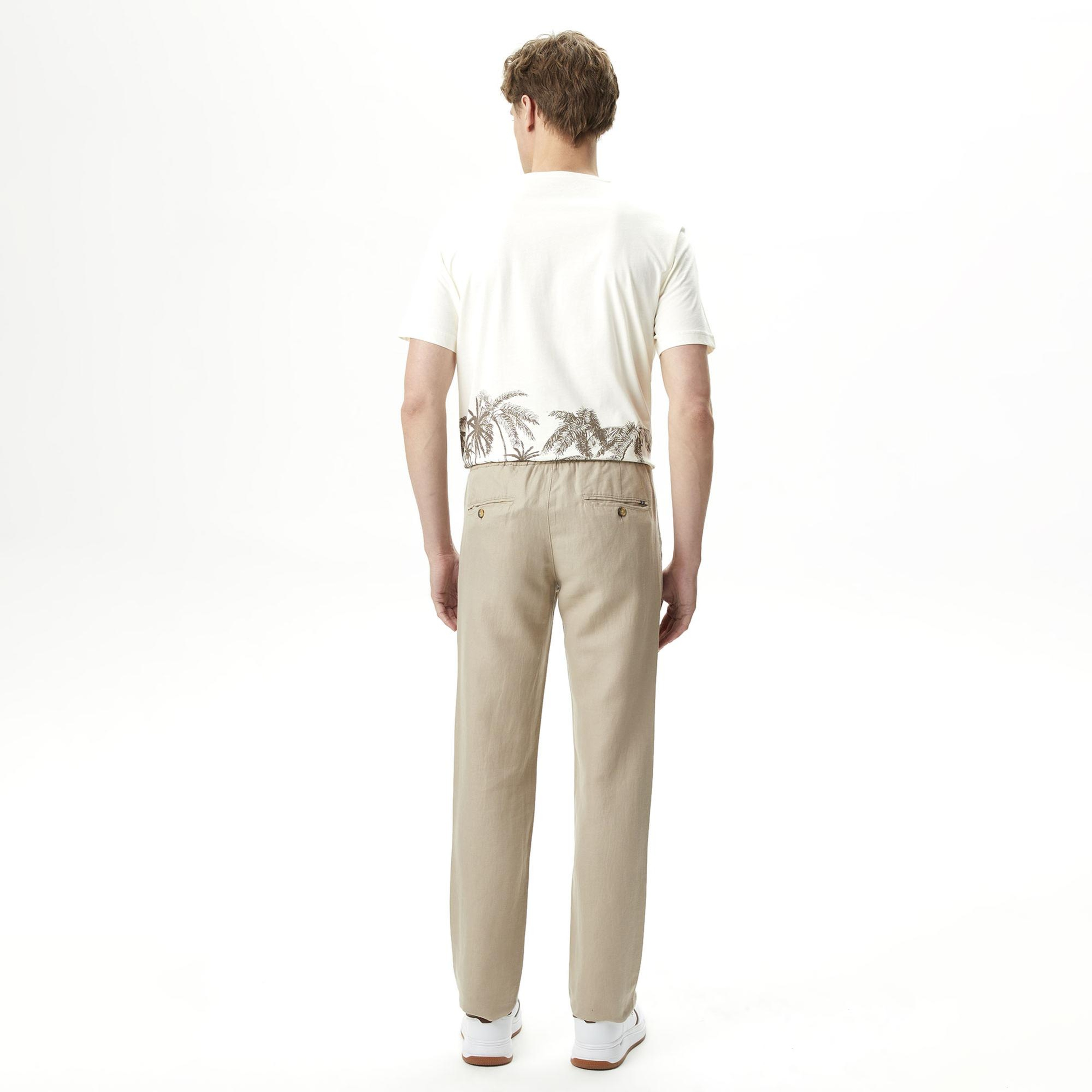 Nautica Erkek Bej Classic Fit Pantolon