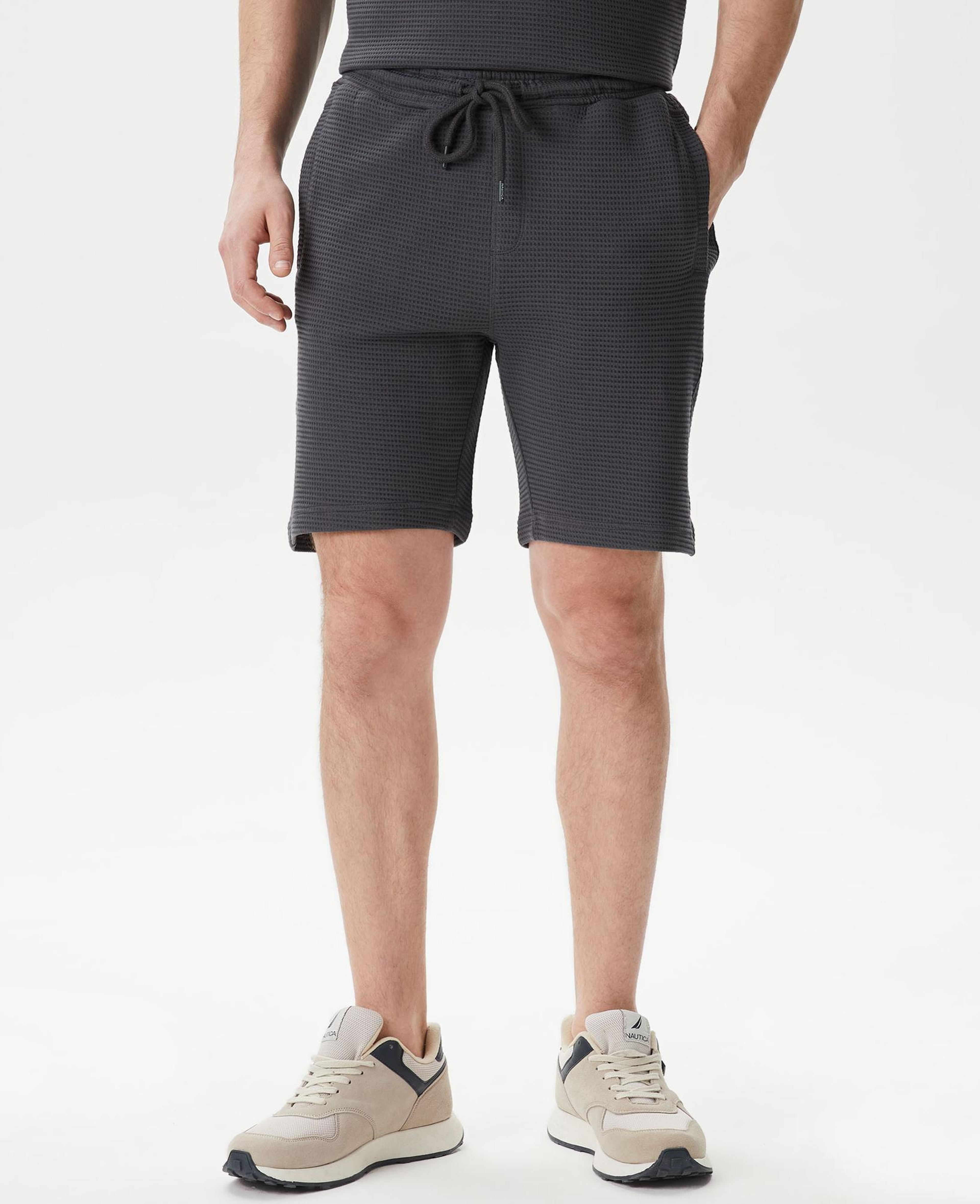 Nautica Erkek Gri Standart Fit Şort