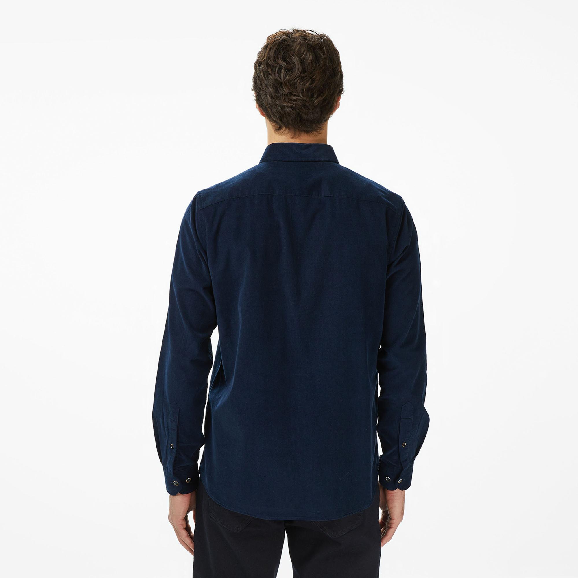 Nautica Erkek Lacivert Classic Fit Gömlek