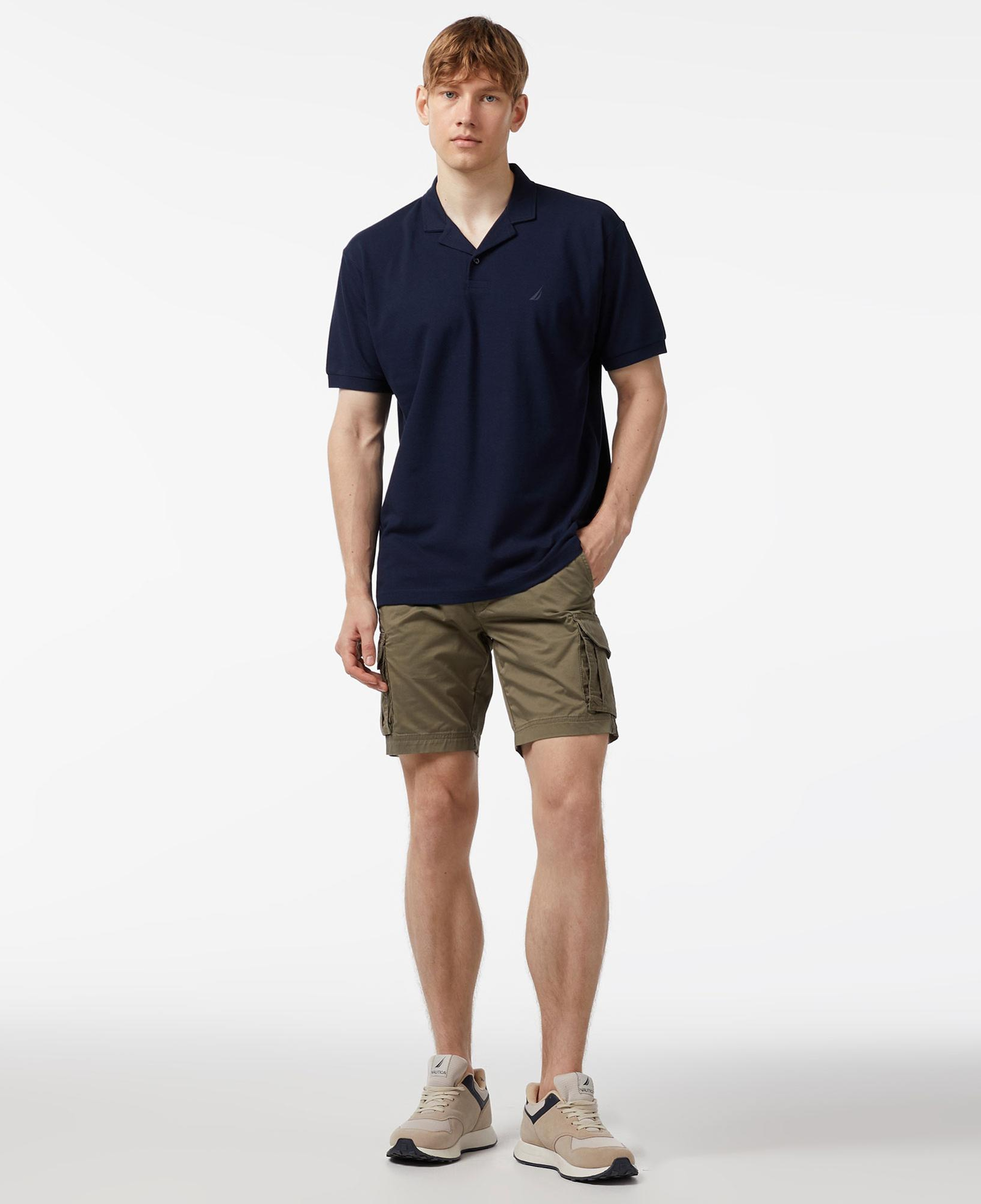 Nautica Erkek Lacivert Classic Fit Kısa Kollu Polo