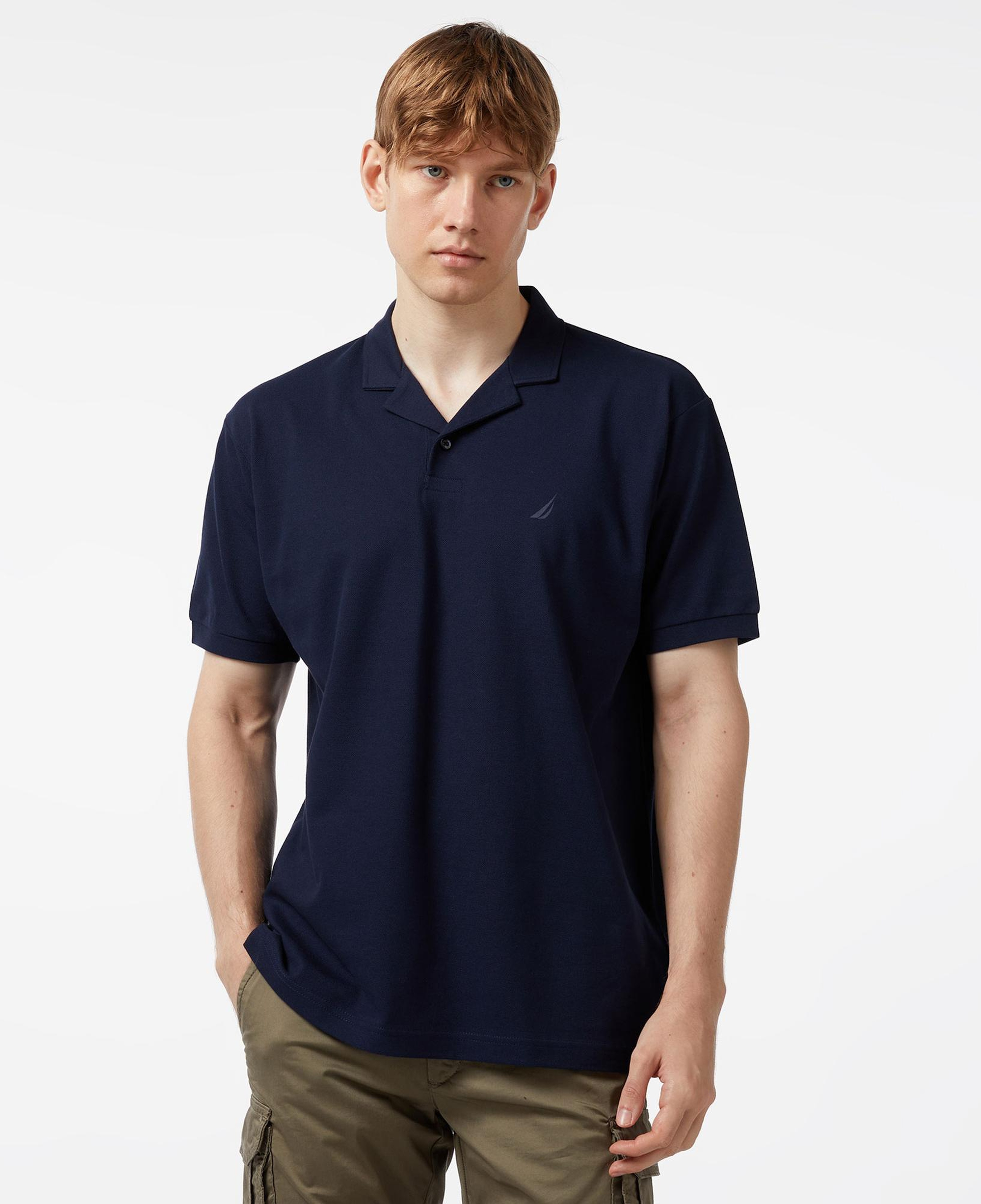 Nautica Erkek Lacivert Classic Fit Kısa Kollu Polo