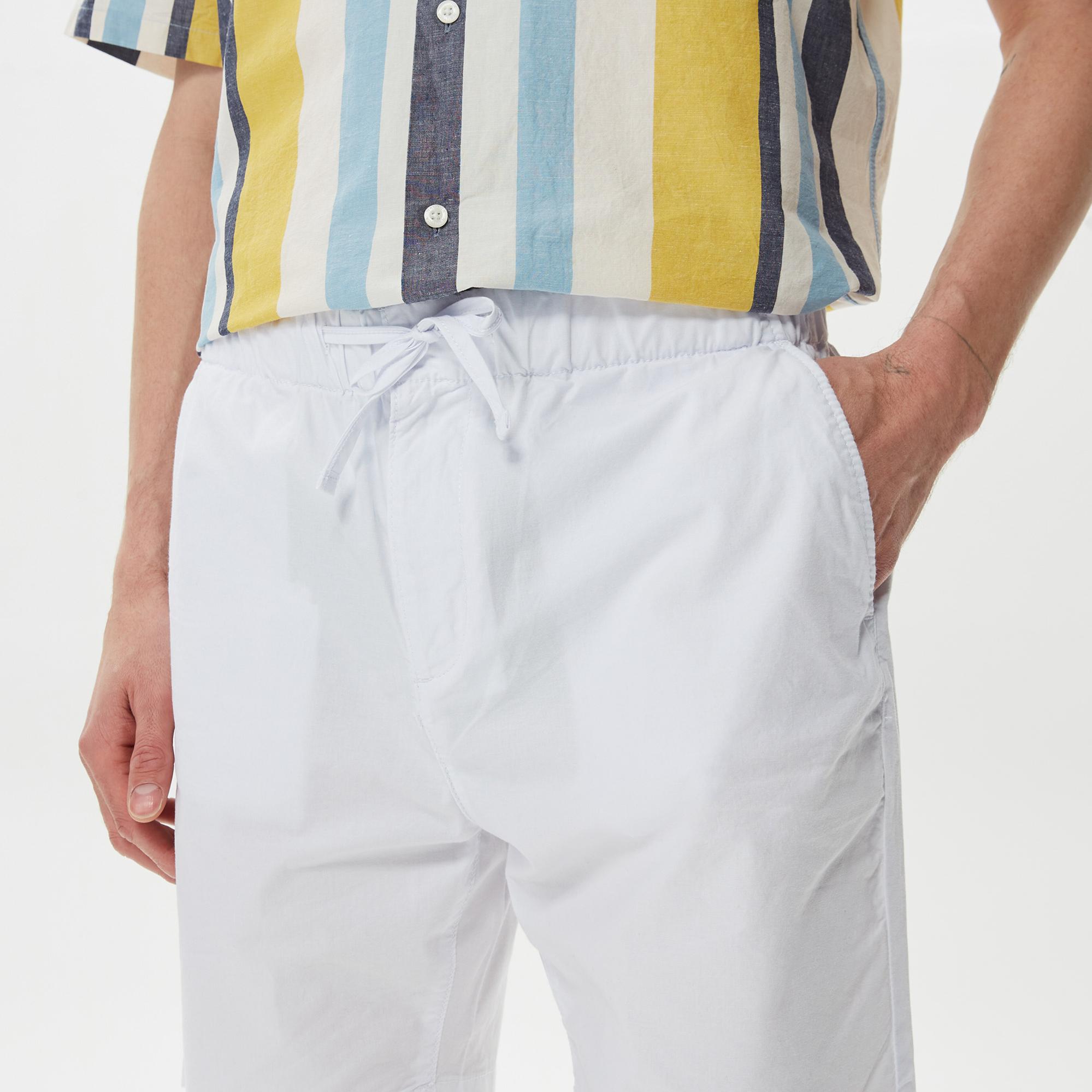 Nautica Erkek Beyaz Bermuda