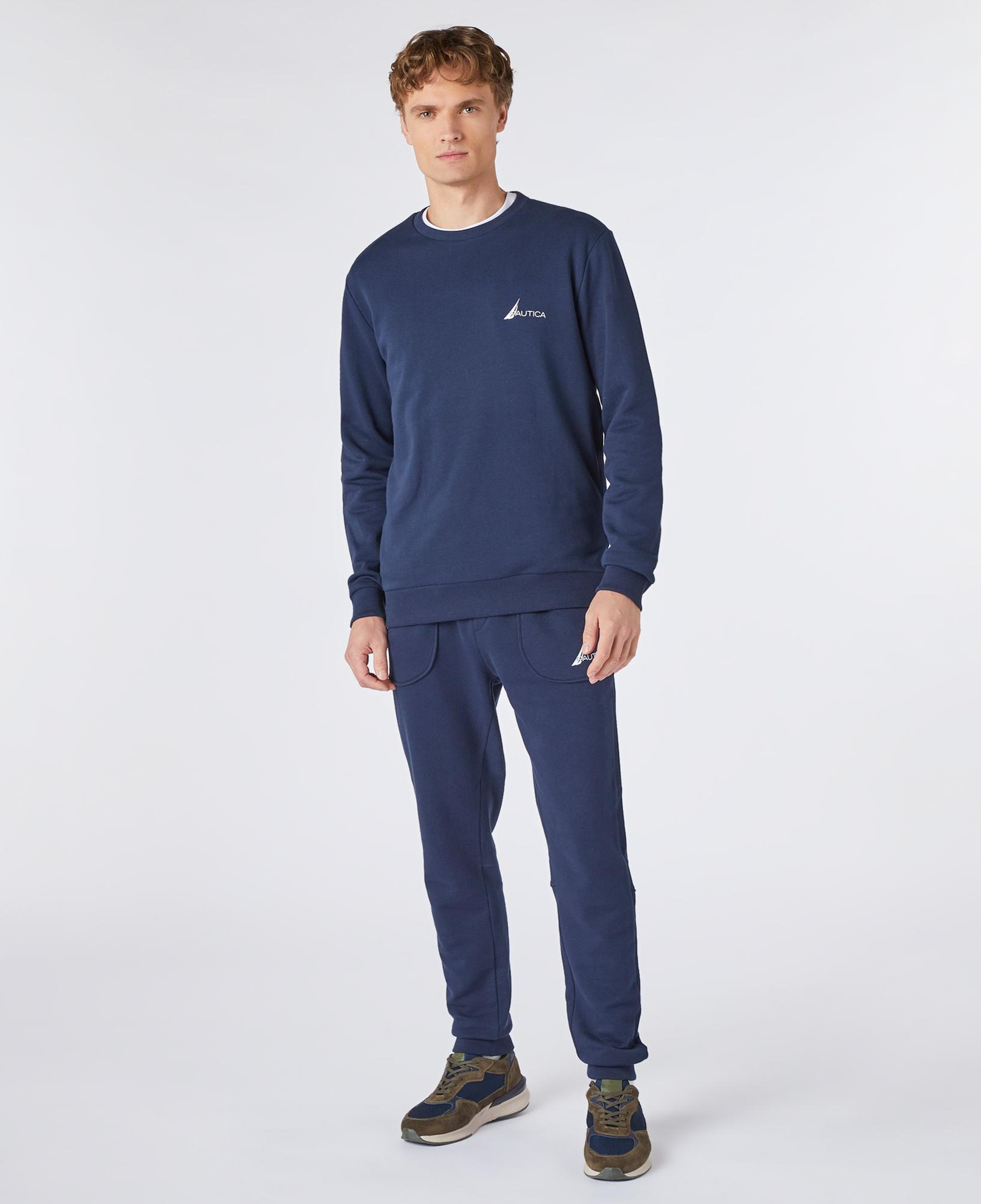 Nautica Erkek Lacivert Standart Fit Sweatshirt