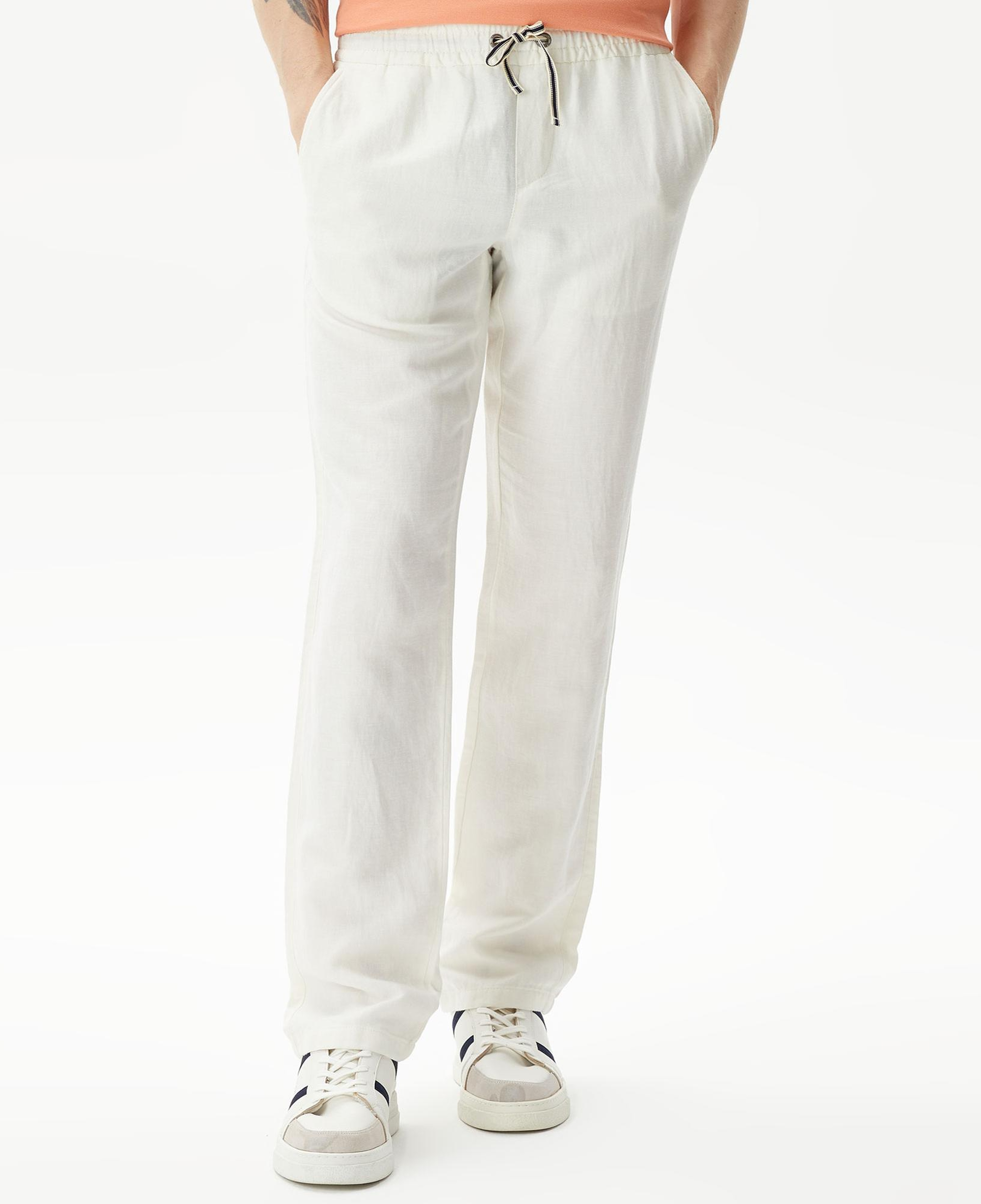 Nautica Erkek Beyaz Classic Fit Pantolon