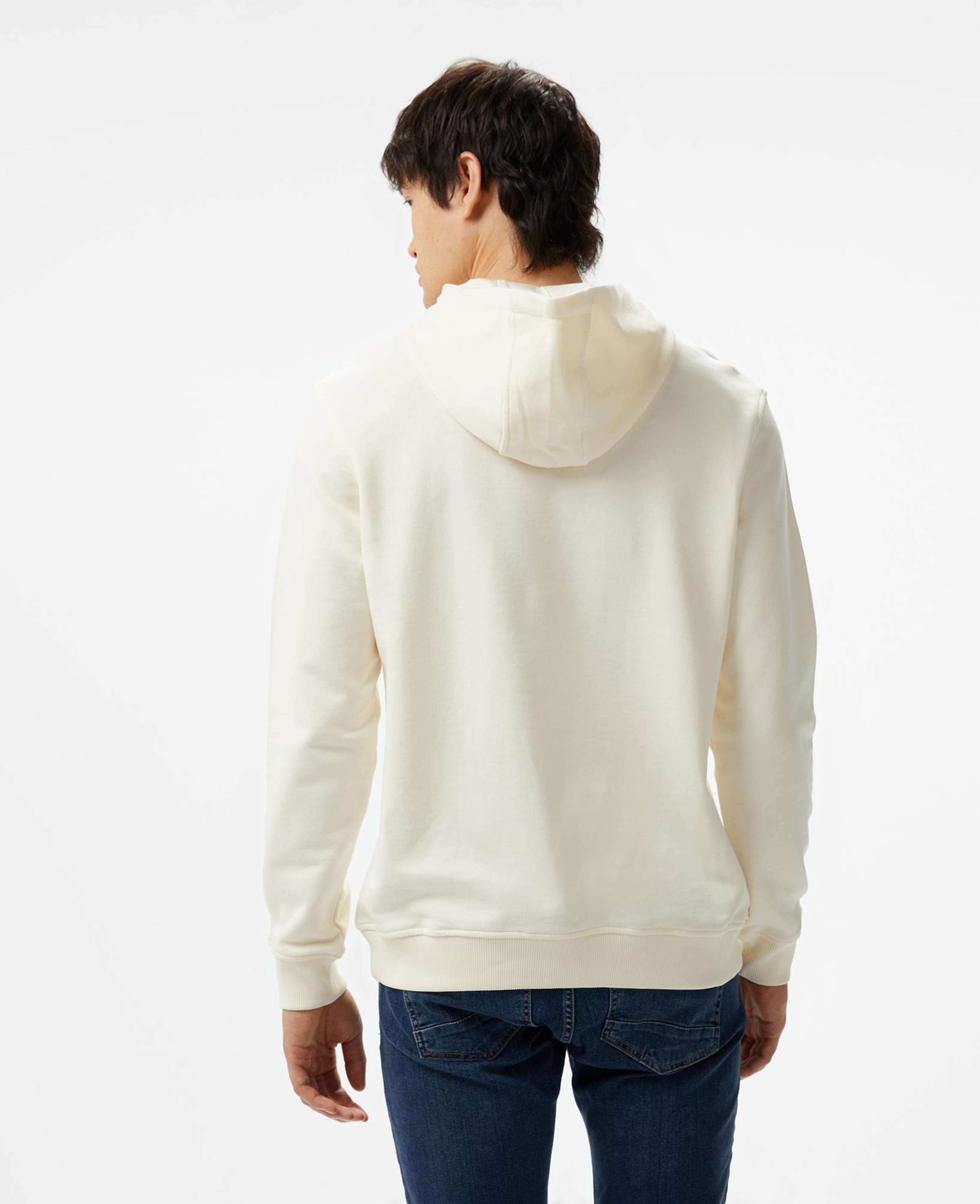 Nautica Erkek Krem Rengi Standart Fit Sweatshirt