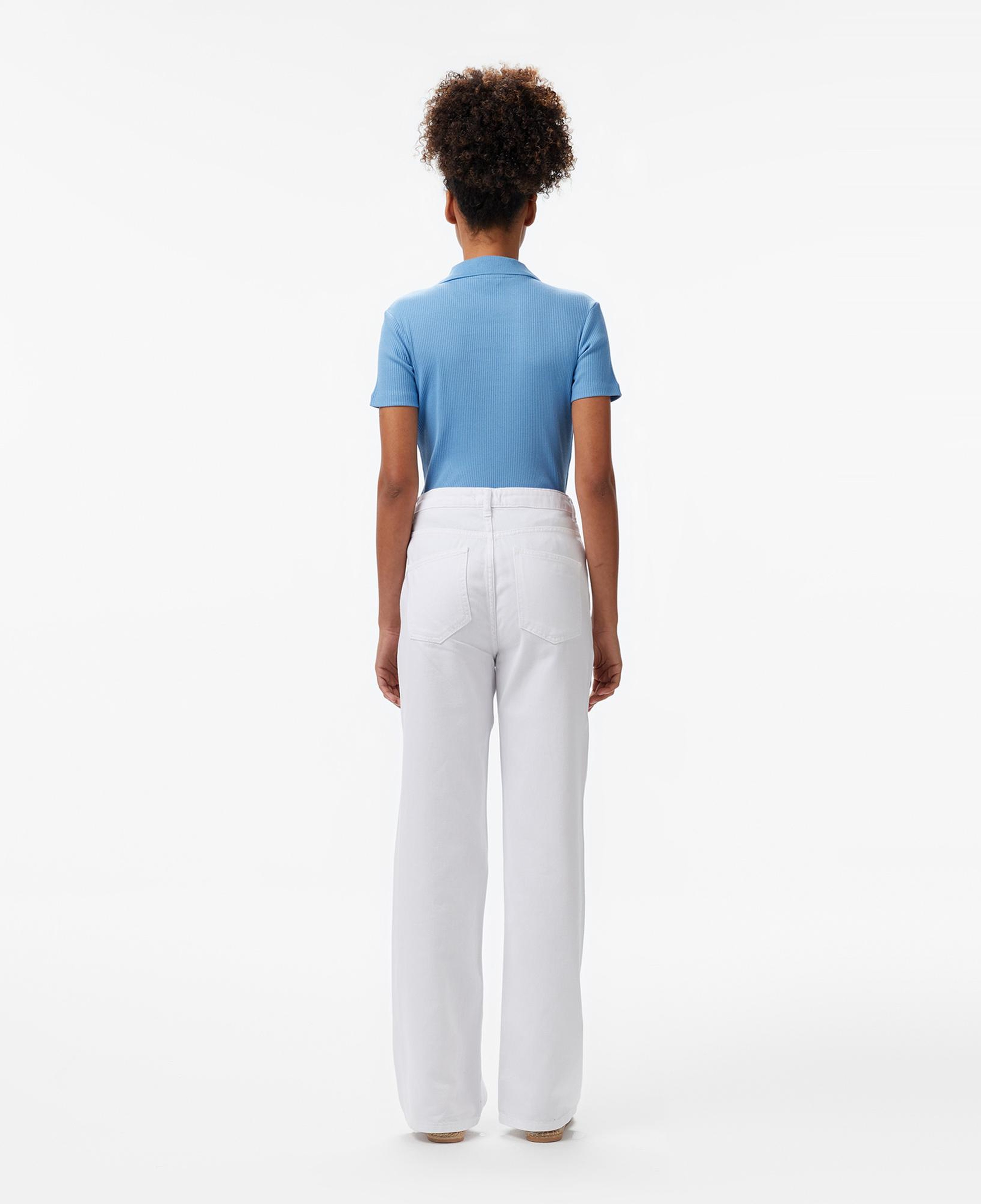 Nautica Kadın Beyaz Straight Fit Pantolon