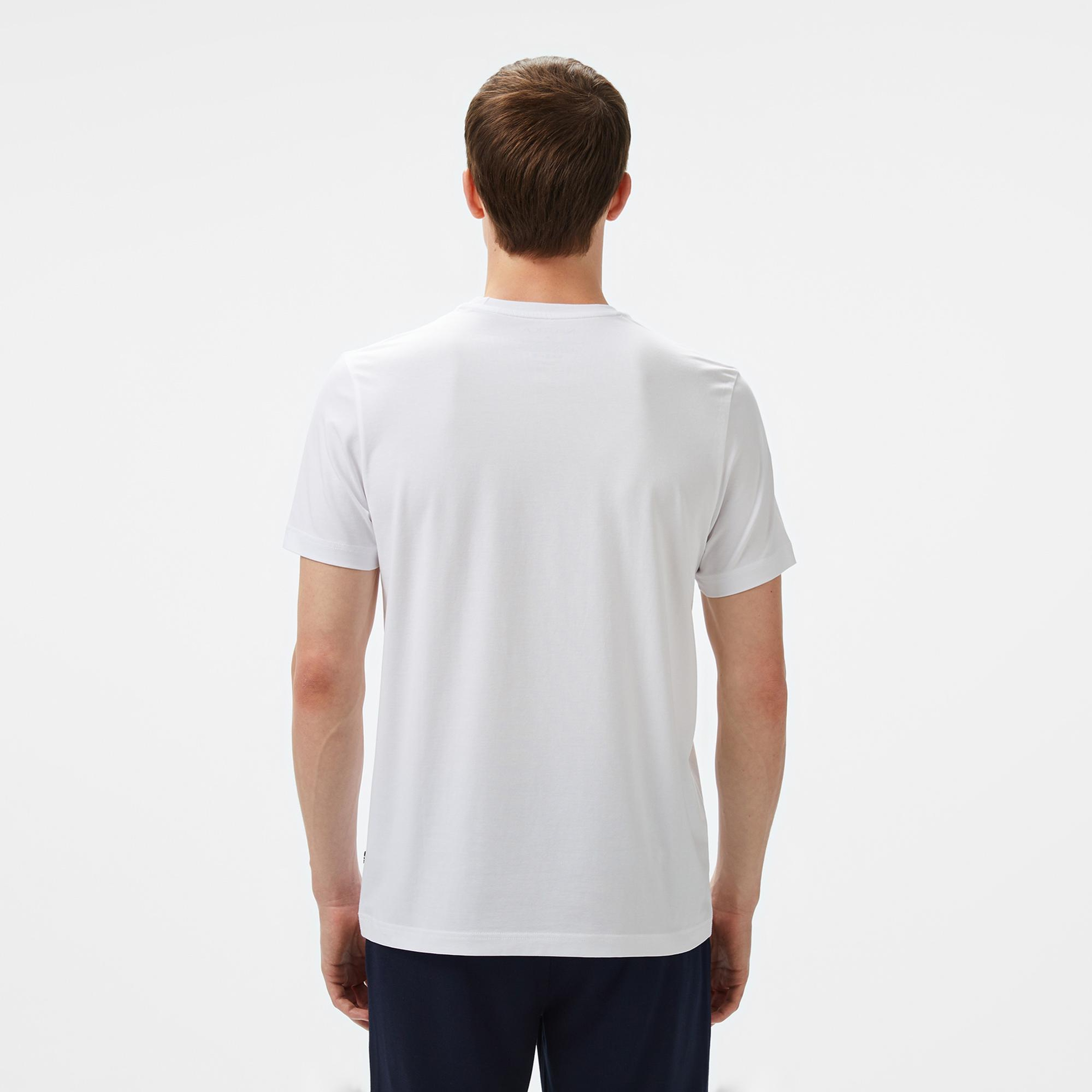 Nautica Erkek Beyaz Regular Fit T-Shirt