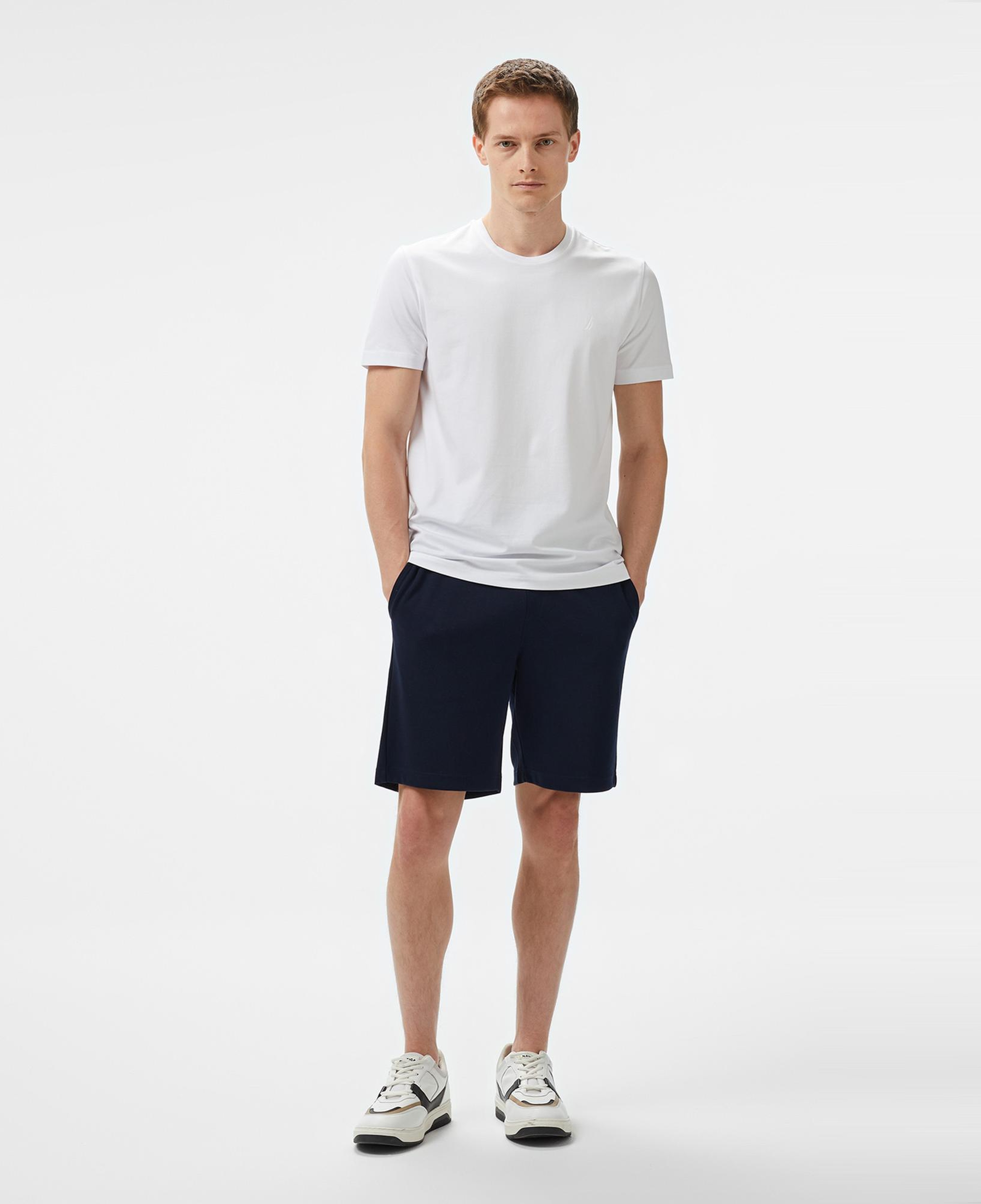 Nautica Erkek Beyaz Regular Fit T-Shirt