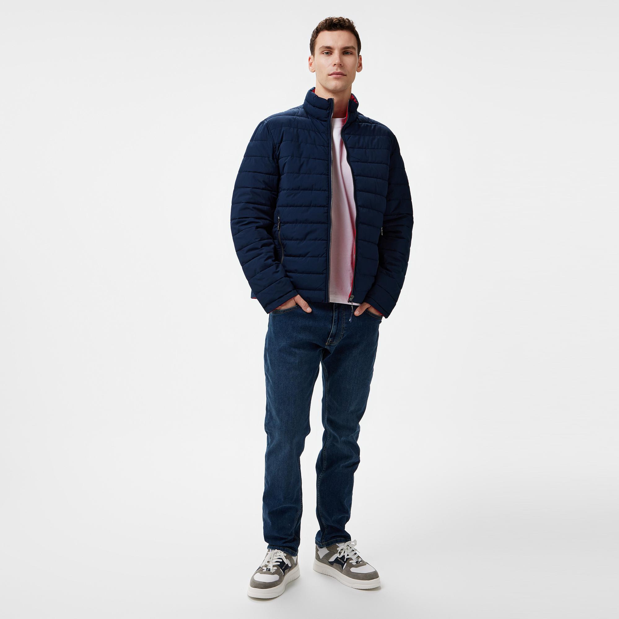 Nautica Erkek Lacivert Çift Taraflı Mont