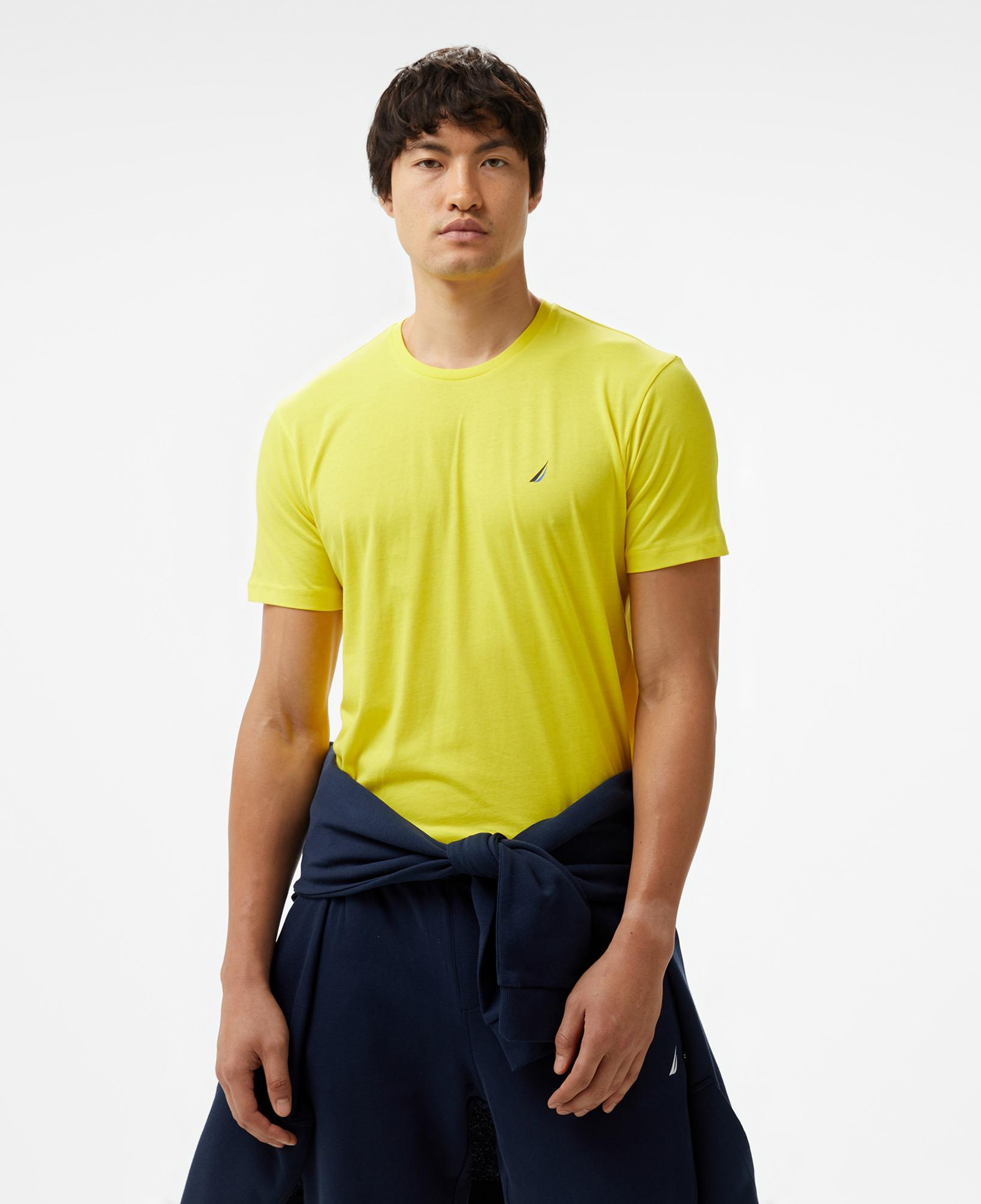 Nautica Erkek Sarı Standart Fit T-Shirt