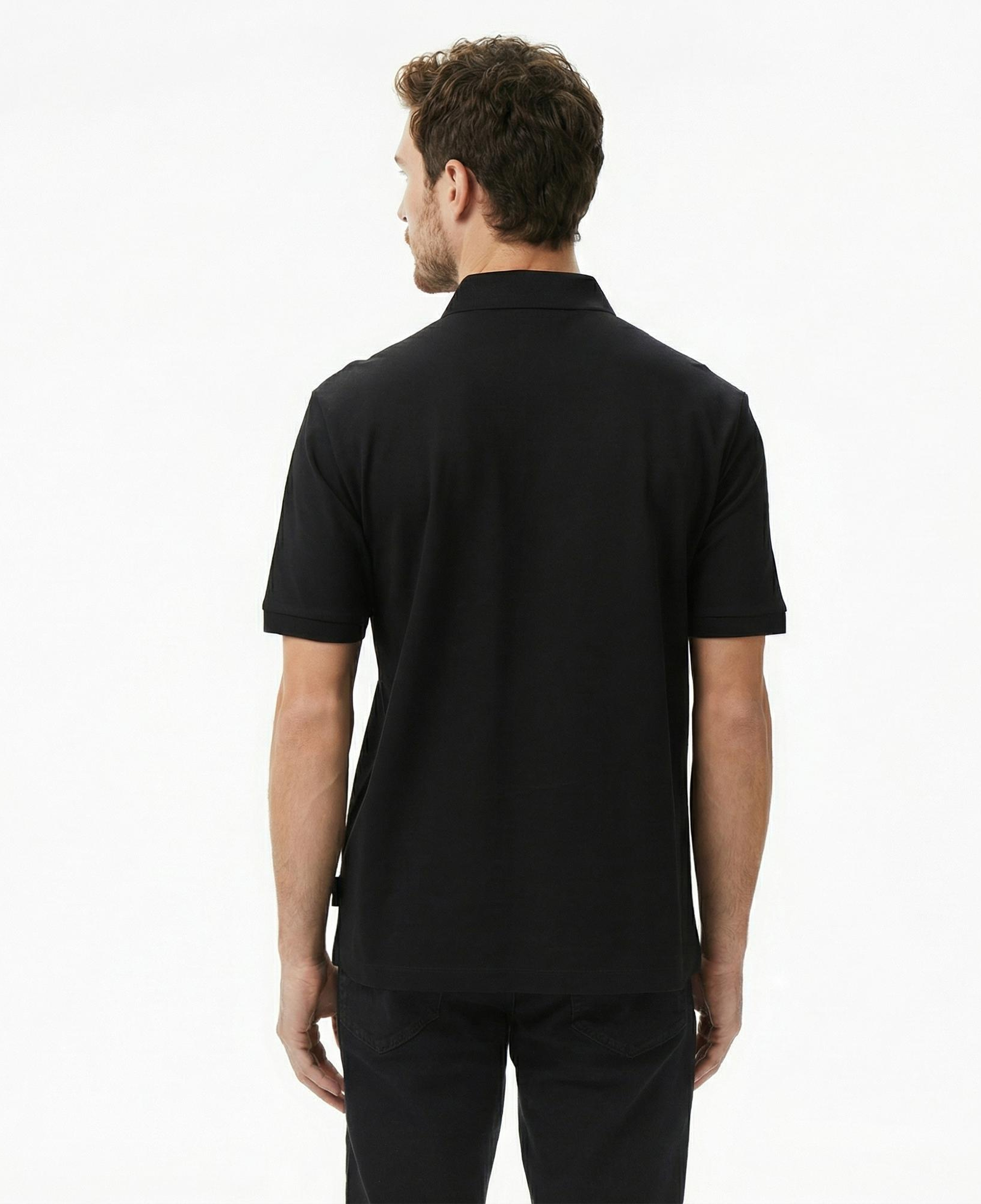Armani Exchange Erkek Siyah Polo