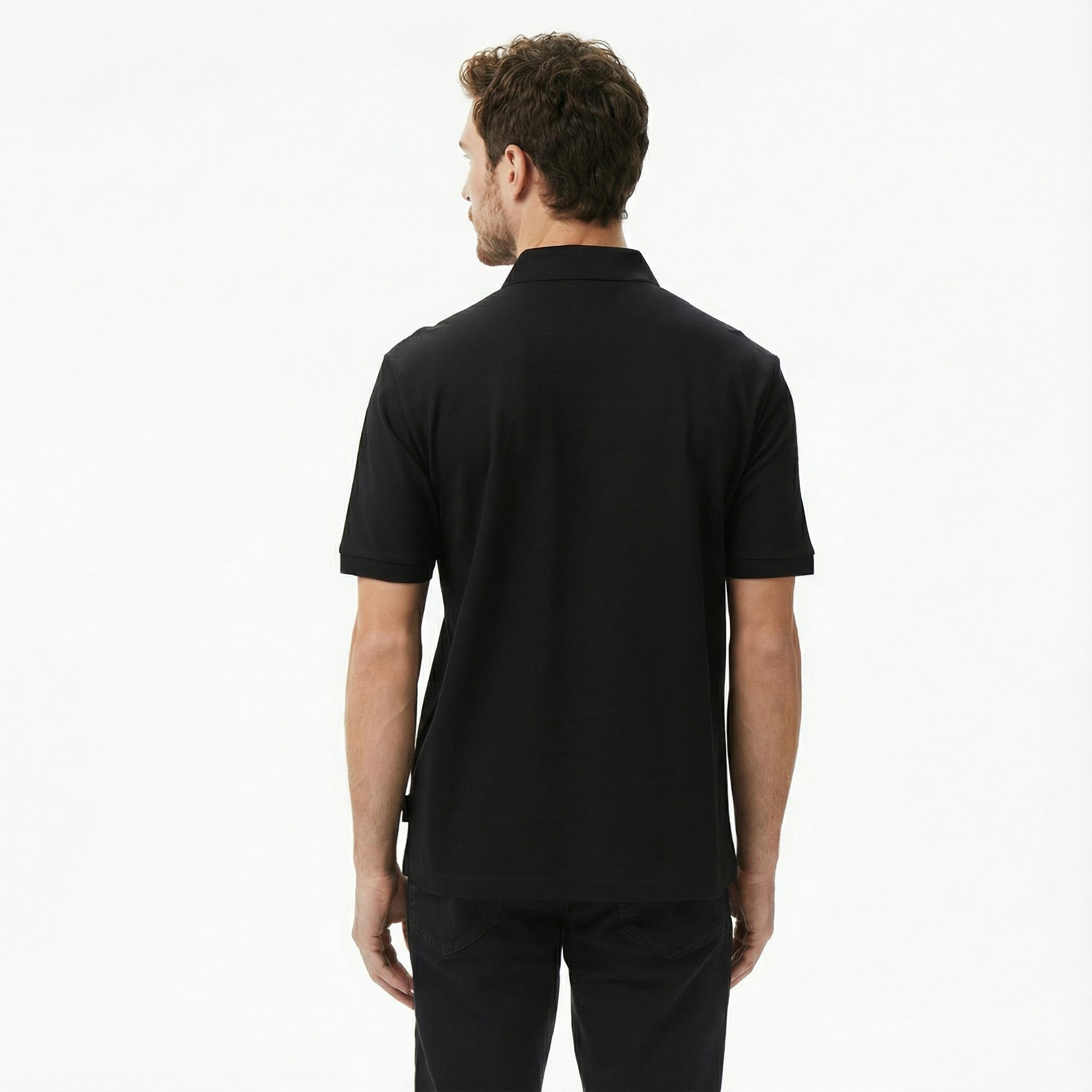 Armani Exchange Erkek Siyah Polo