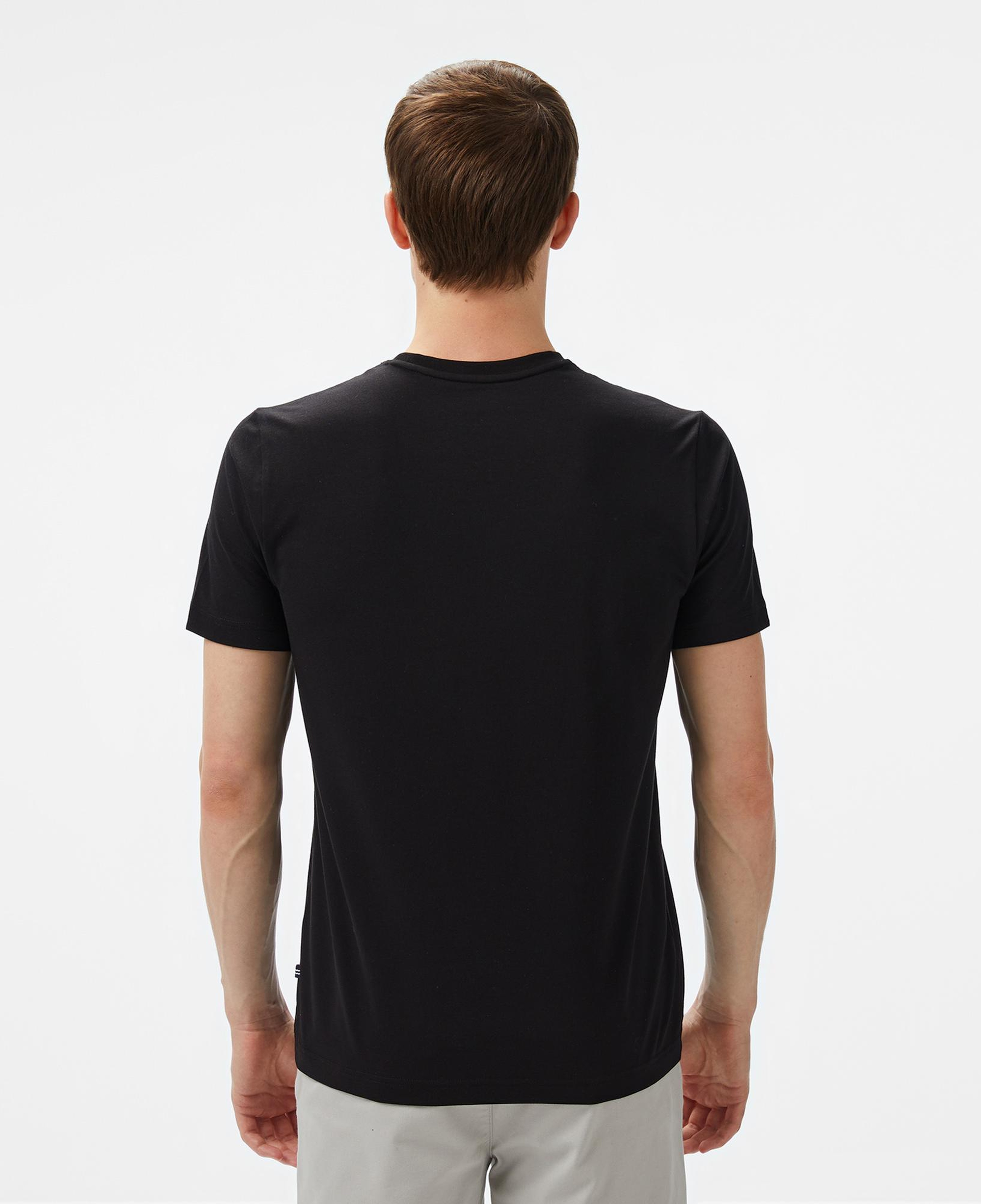 Nautica Erkek Siyah Regular Fit T-Shirt