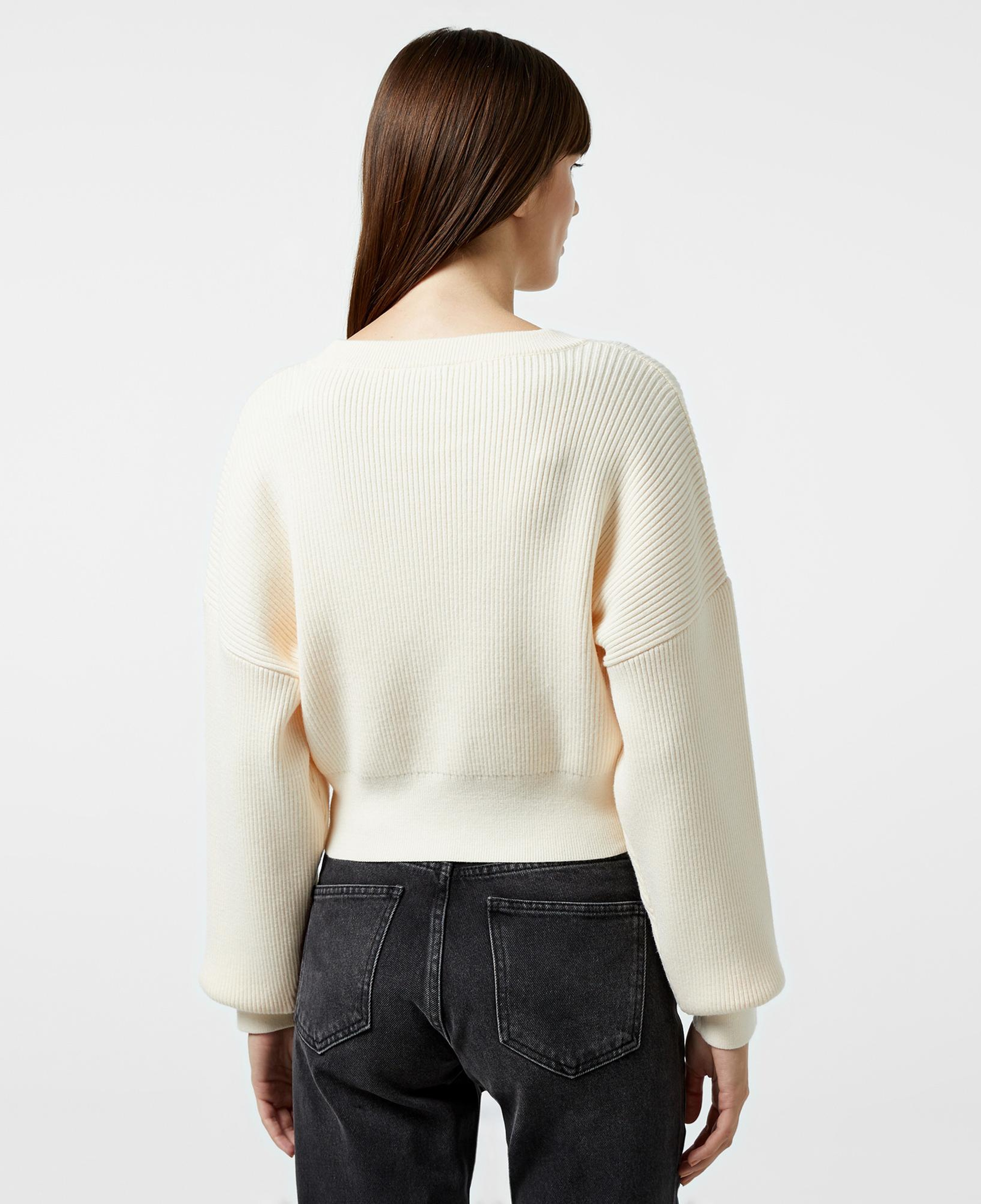 Nautica Kadın Beyaz Regular Fit Kazak