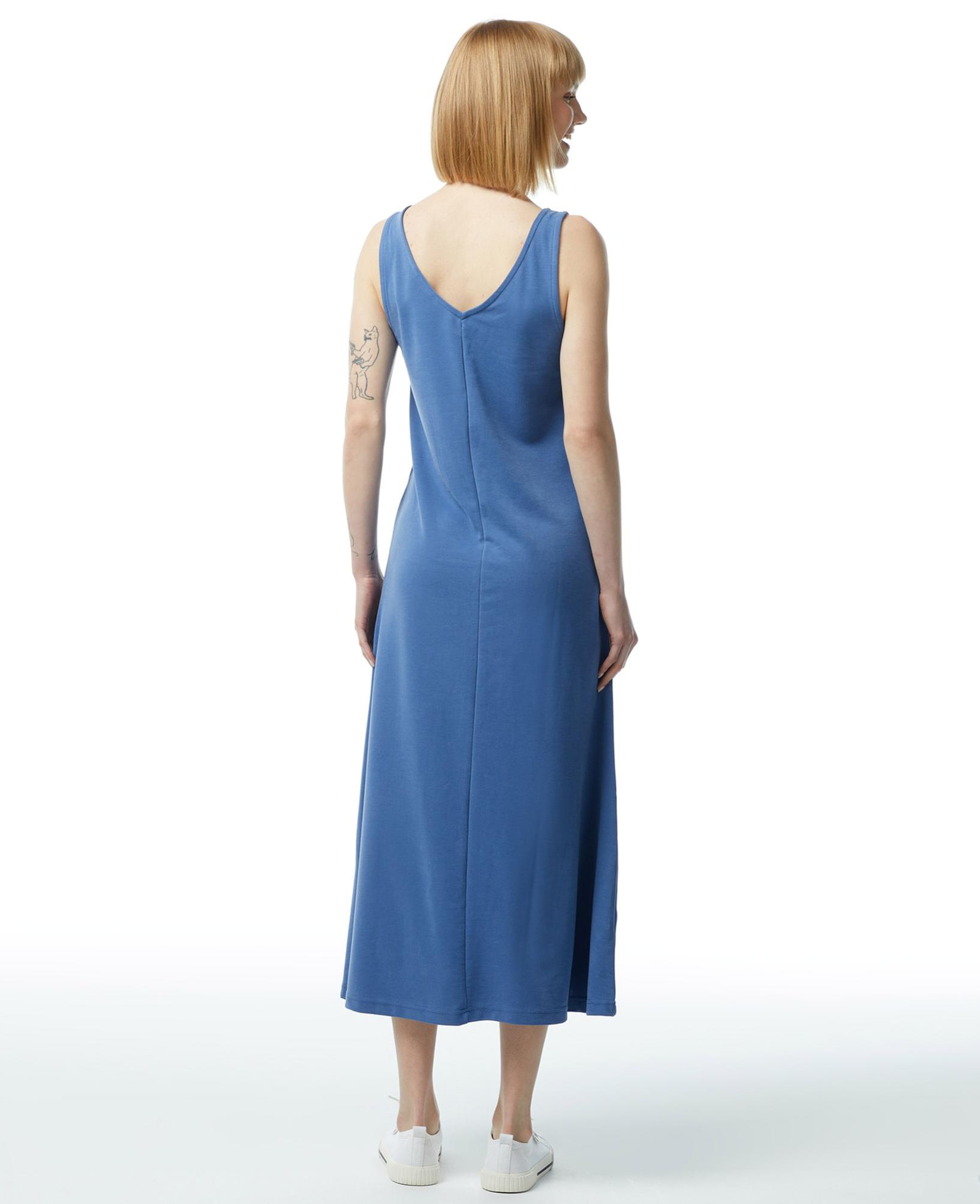 Nautica Kadın Mavi Standart Fit Askılı Elbise