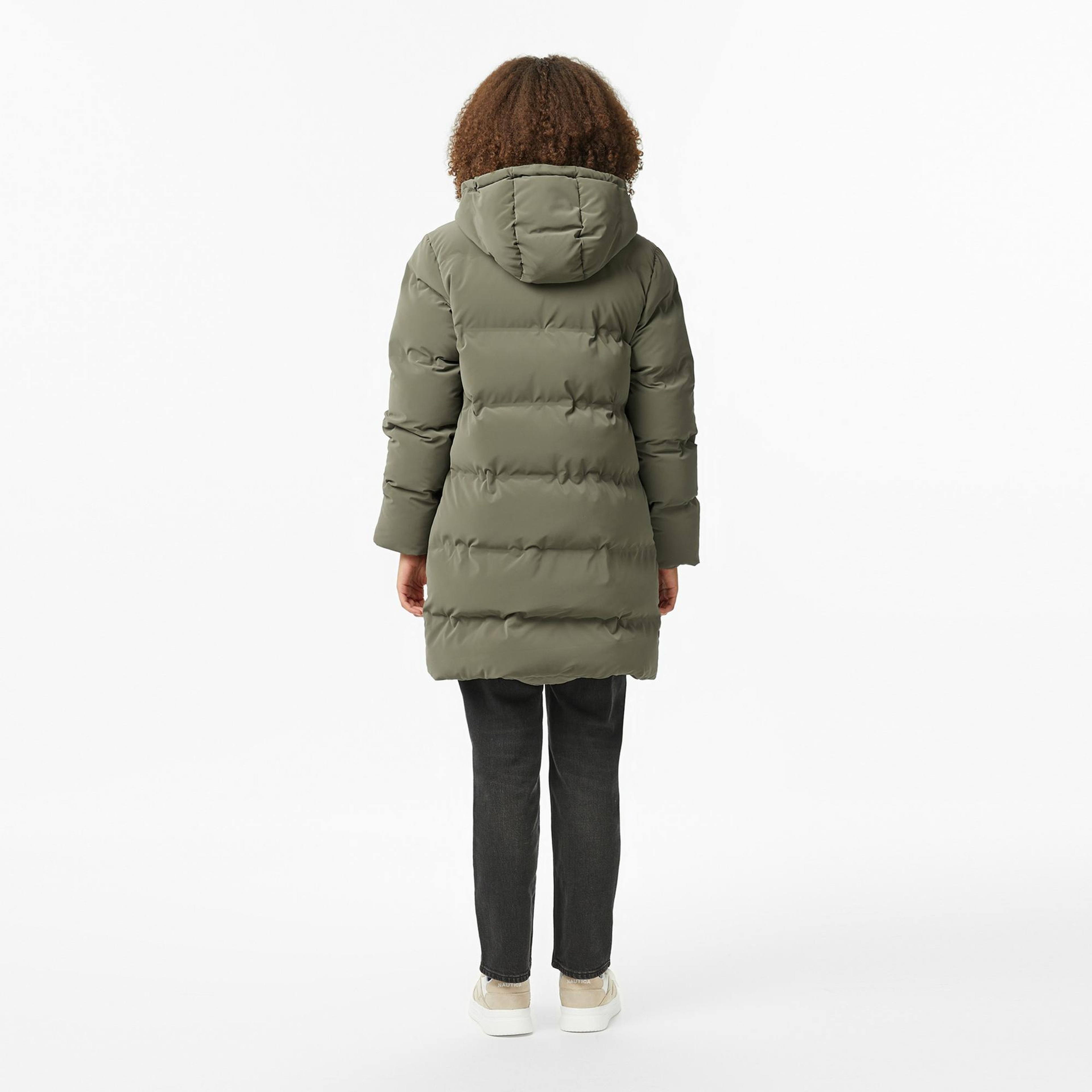 Nautica Kadın Yeşil Regular Fit Mont