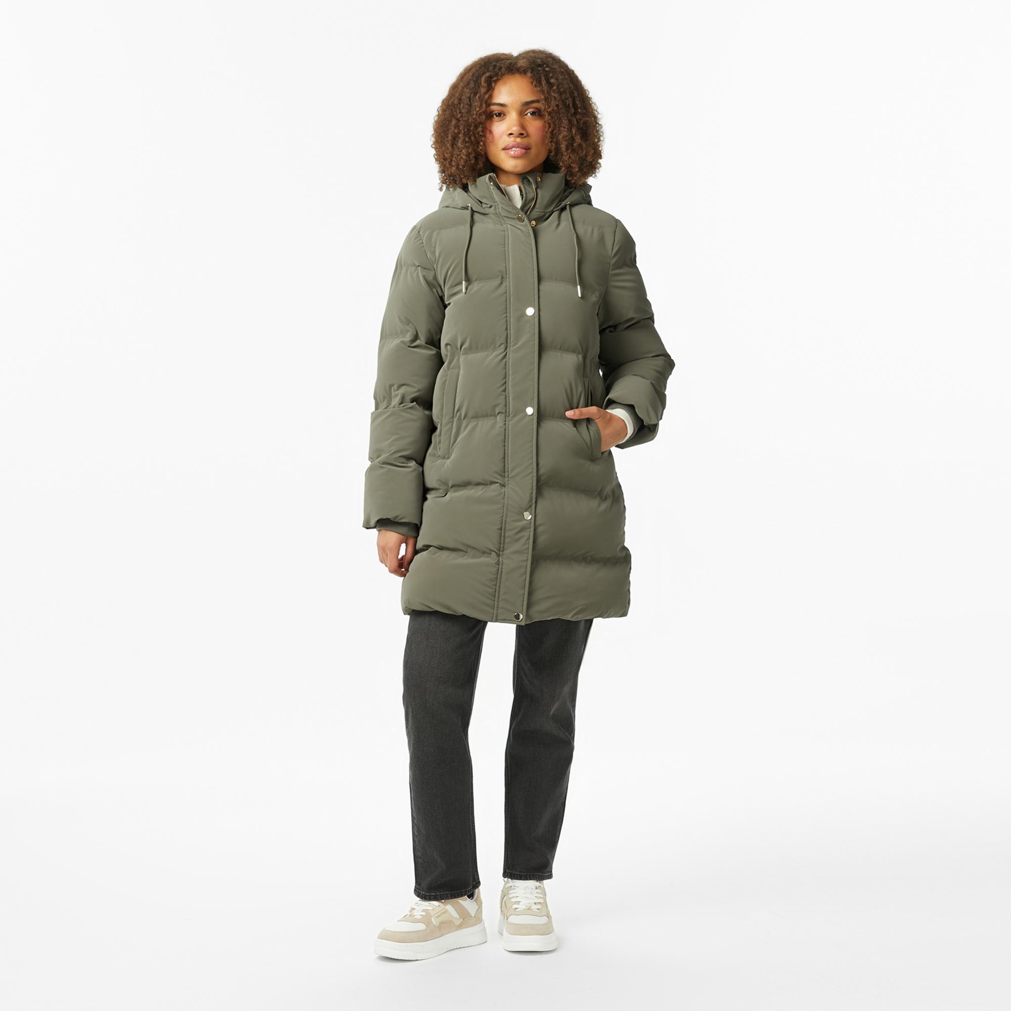 Nautica Kadın Yeşil Regular Fit Mont