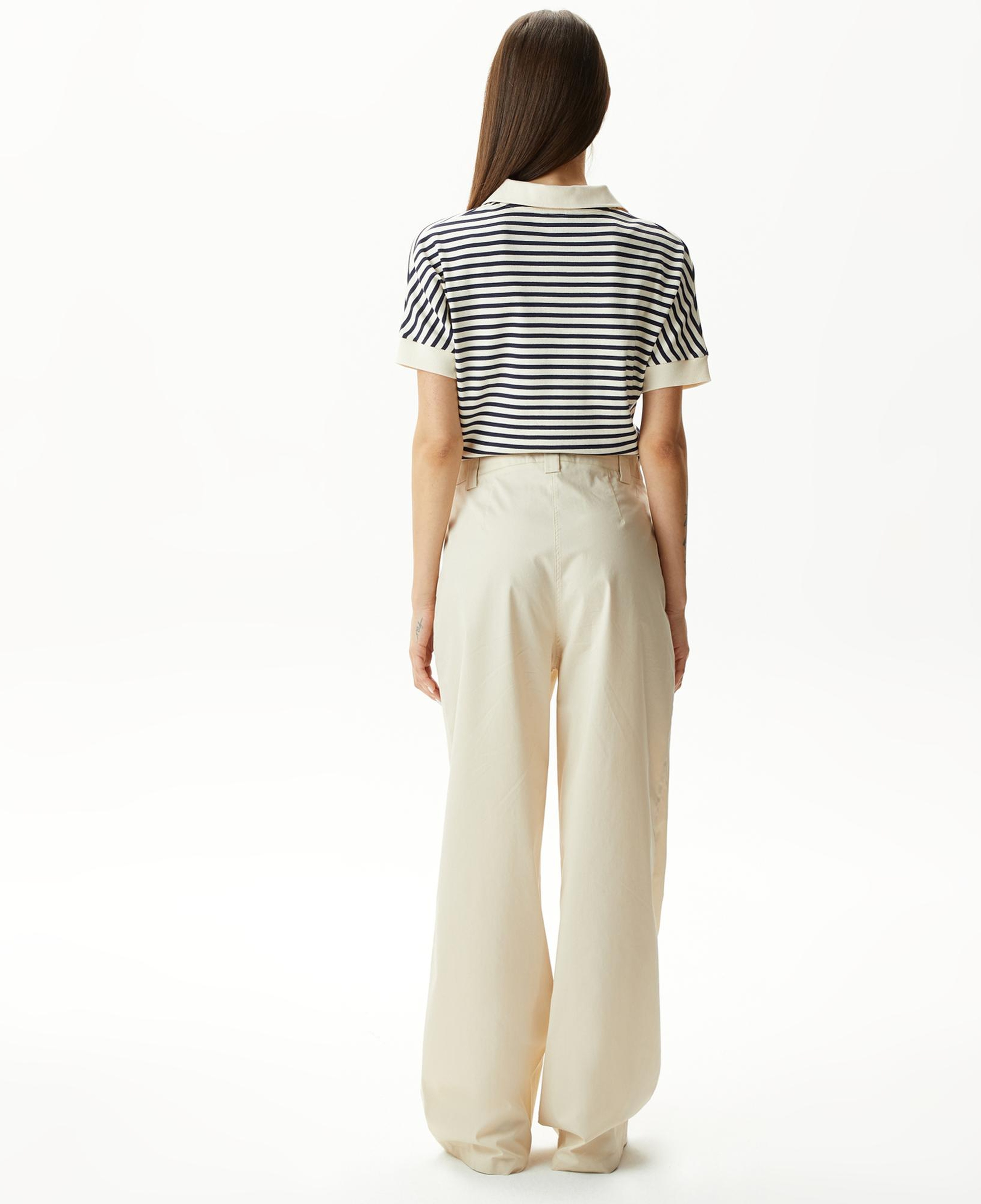 Nautica Kadın Beyaz Standart Fit Pantolon