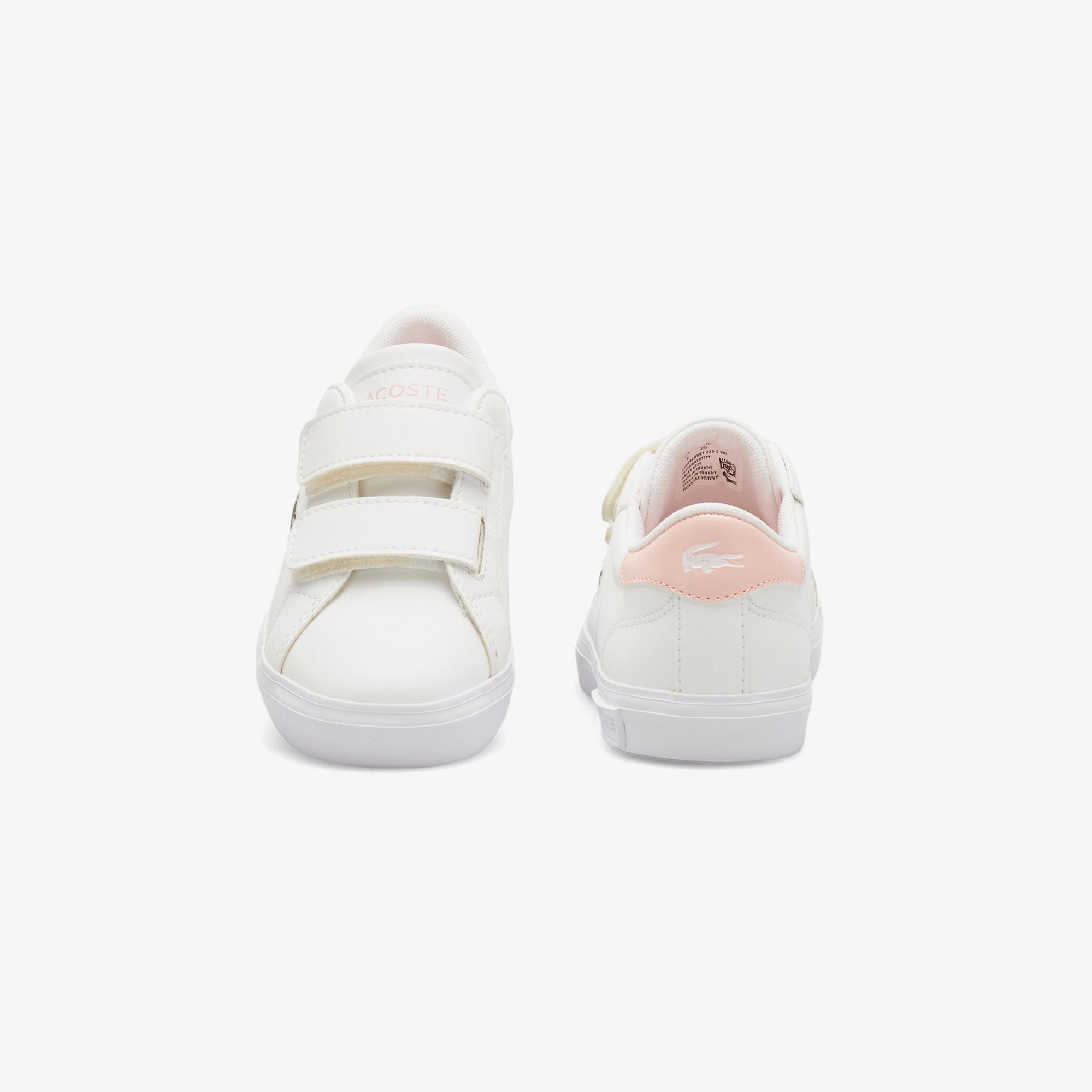 Lacoste Powercourt Çocuk Beyaz Sneaker