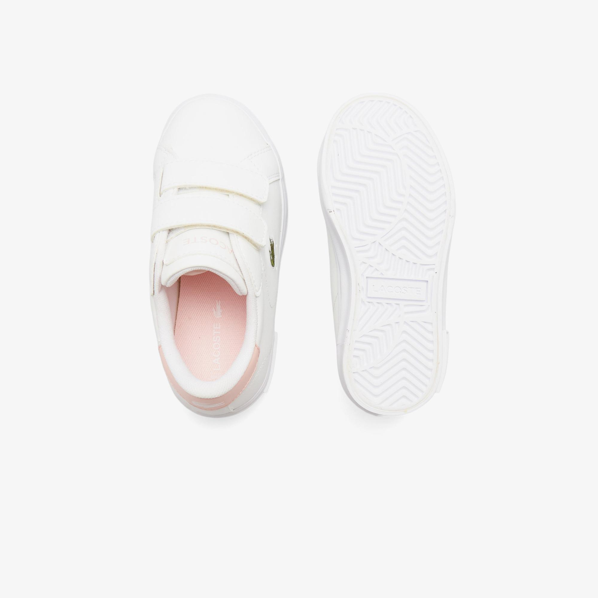 Lacoste Powercourt Çocuk Beyaz Sneaker