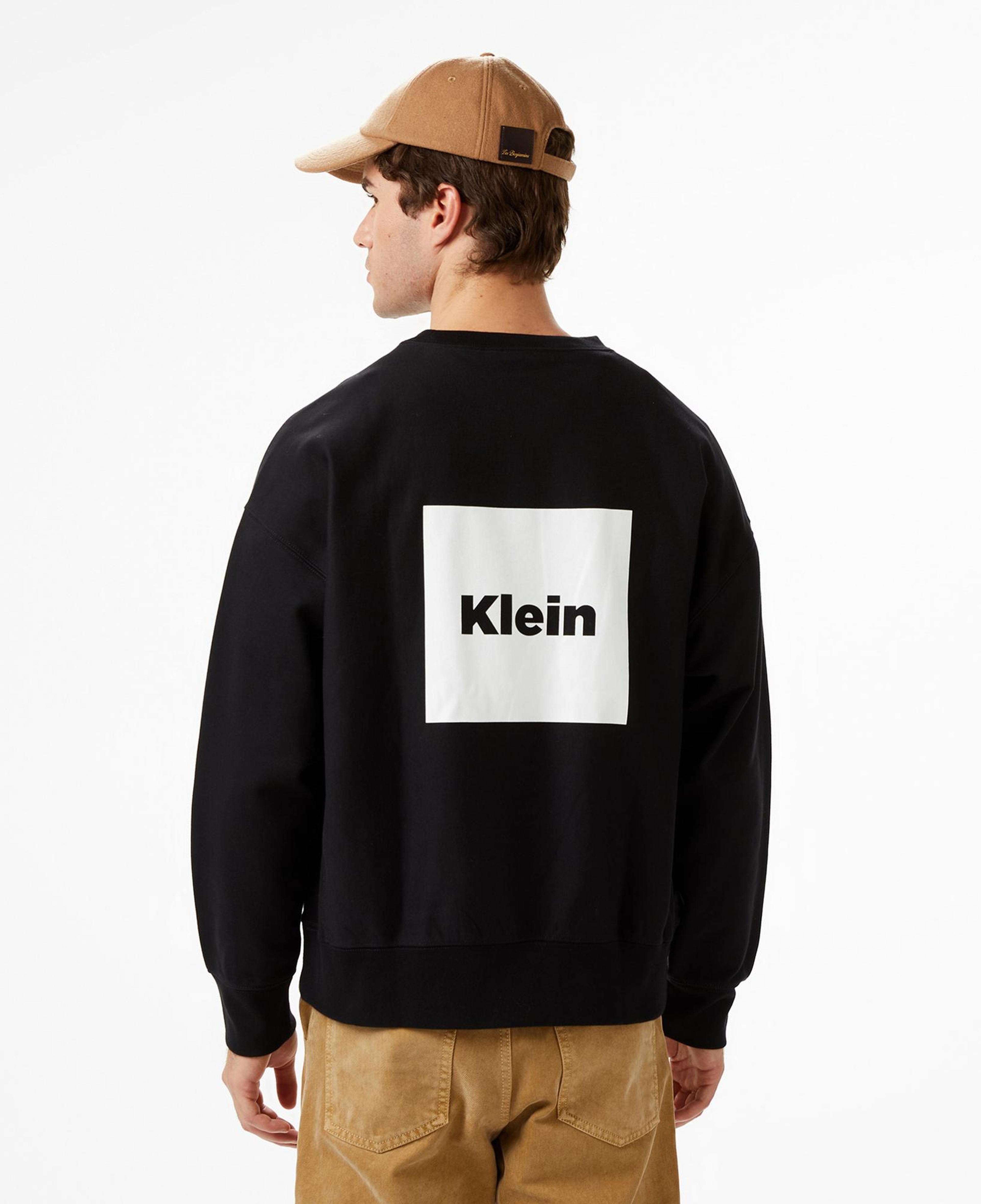 Calvin Klein Premium Fleece Box Erkek Siyah Sweatshirt