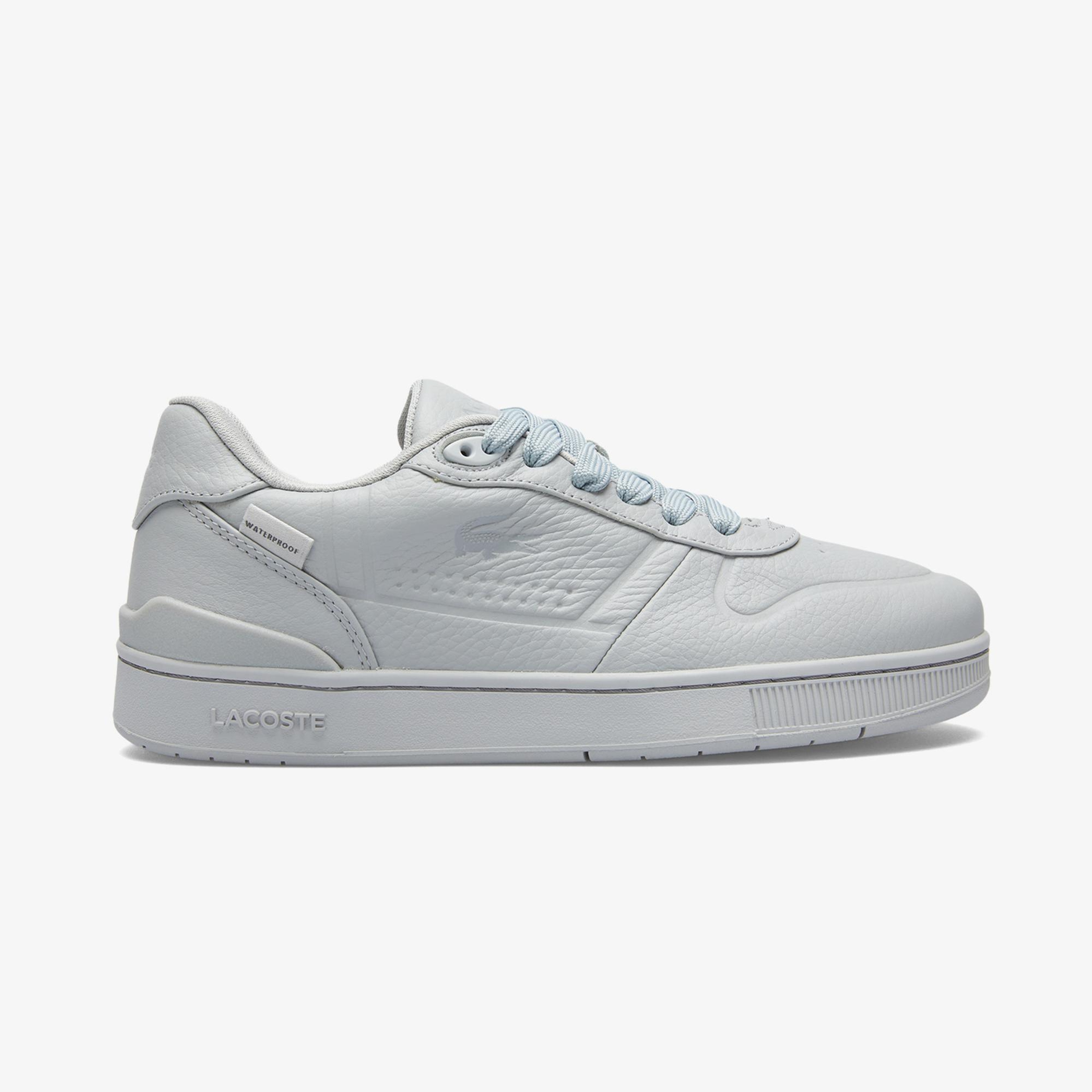 Lacoste T-Clip Shield Kadın Açık Gri Sneaker