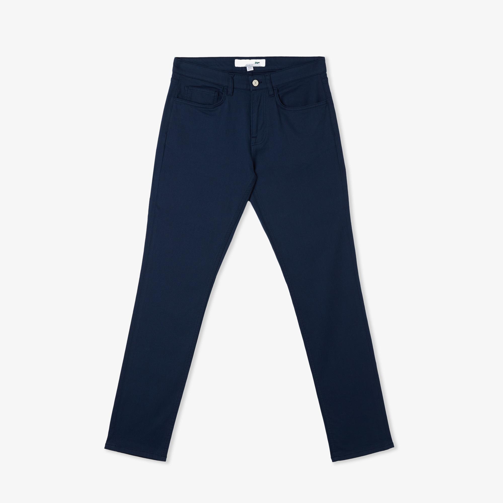 Lacoste Erkek Regular Fit Casual Lacivert Pantolon
